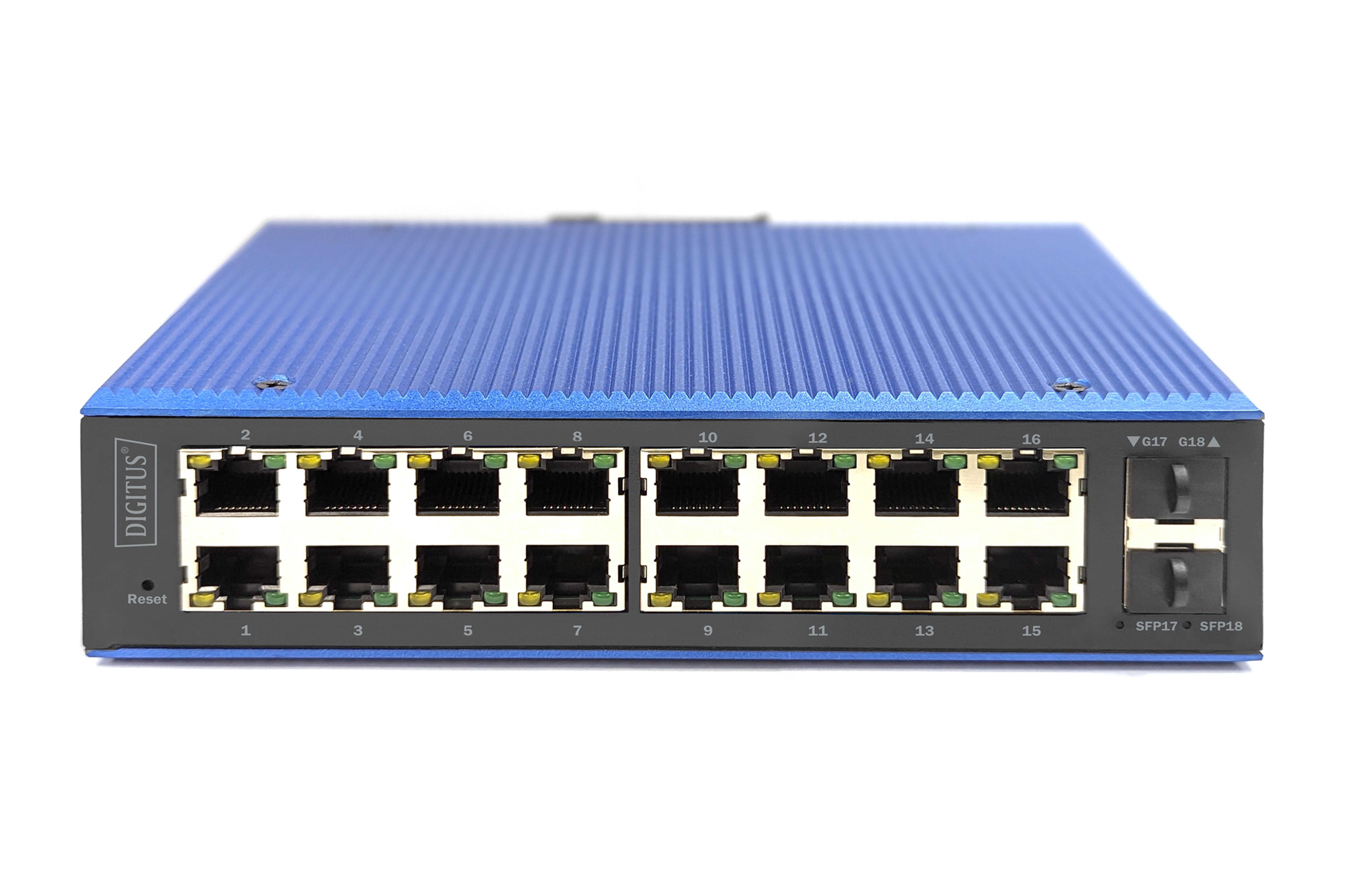 DIGITUS Switch 16+2 -Port L2 managed Gigabit