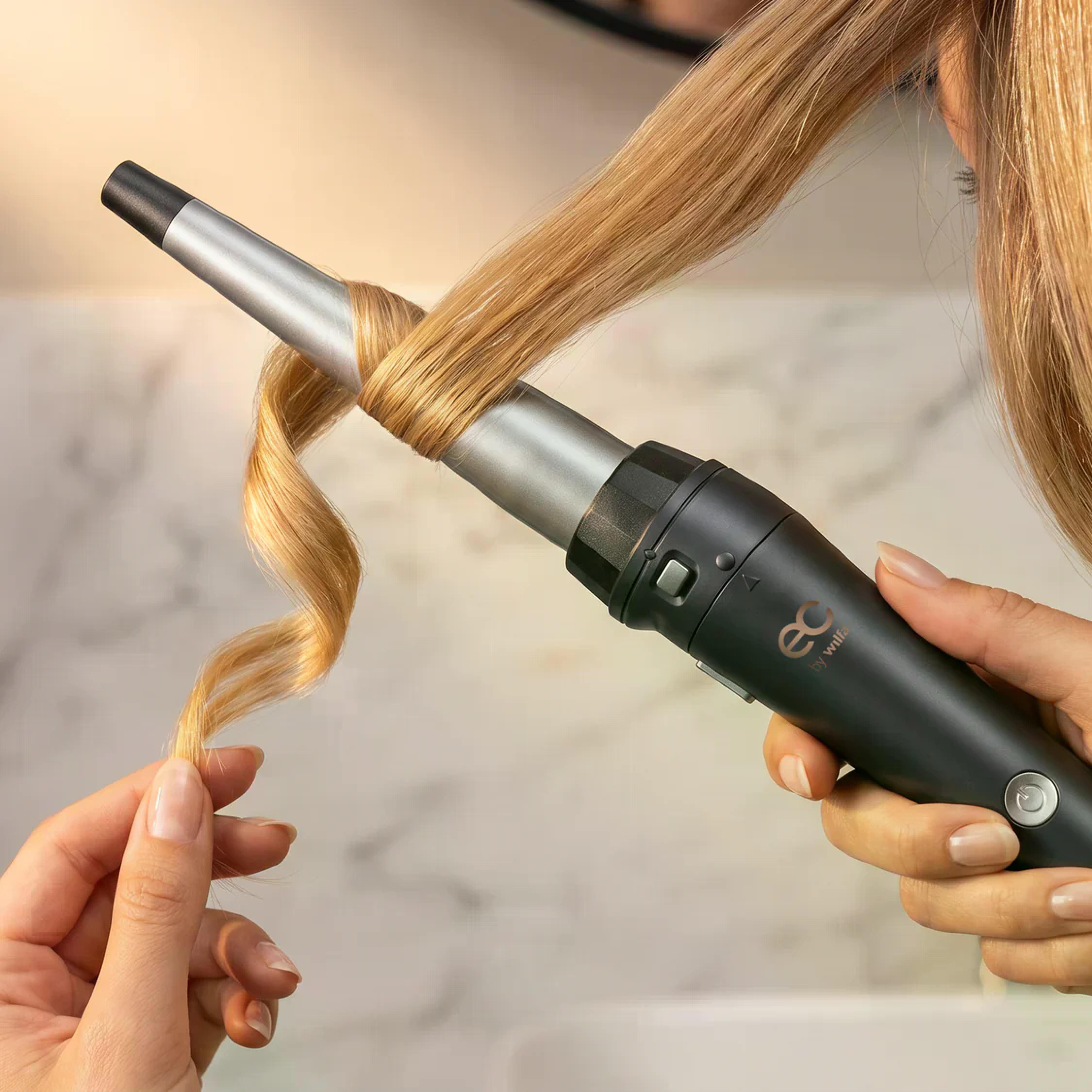 EC BY WILFA Lockenstab TWISTER 5-in-1 Lockenstyler HC1G-160, anthrazit