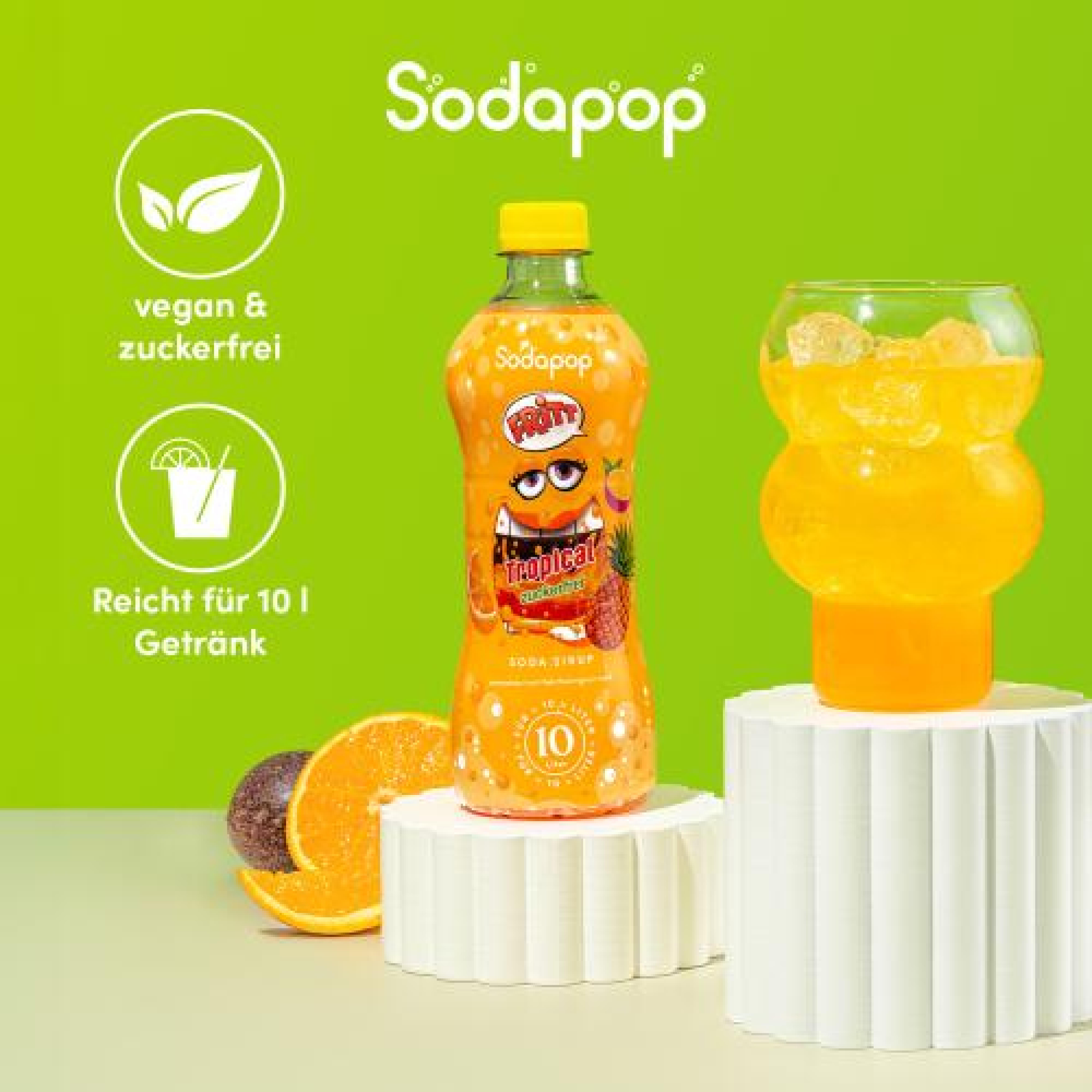 SODAPOP FRITT Sirup 3er Set (je 1 Flasche)