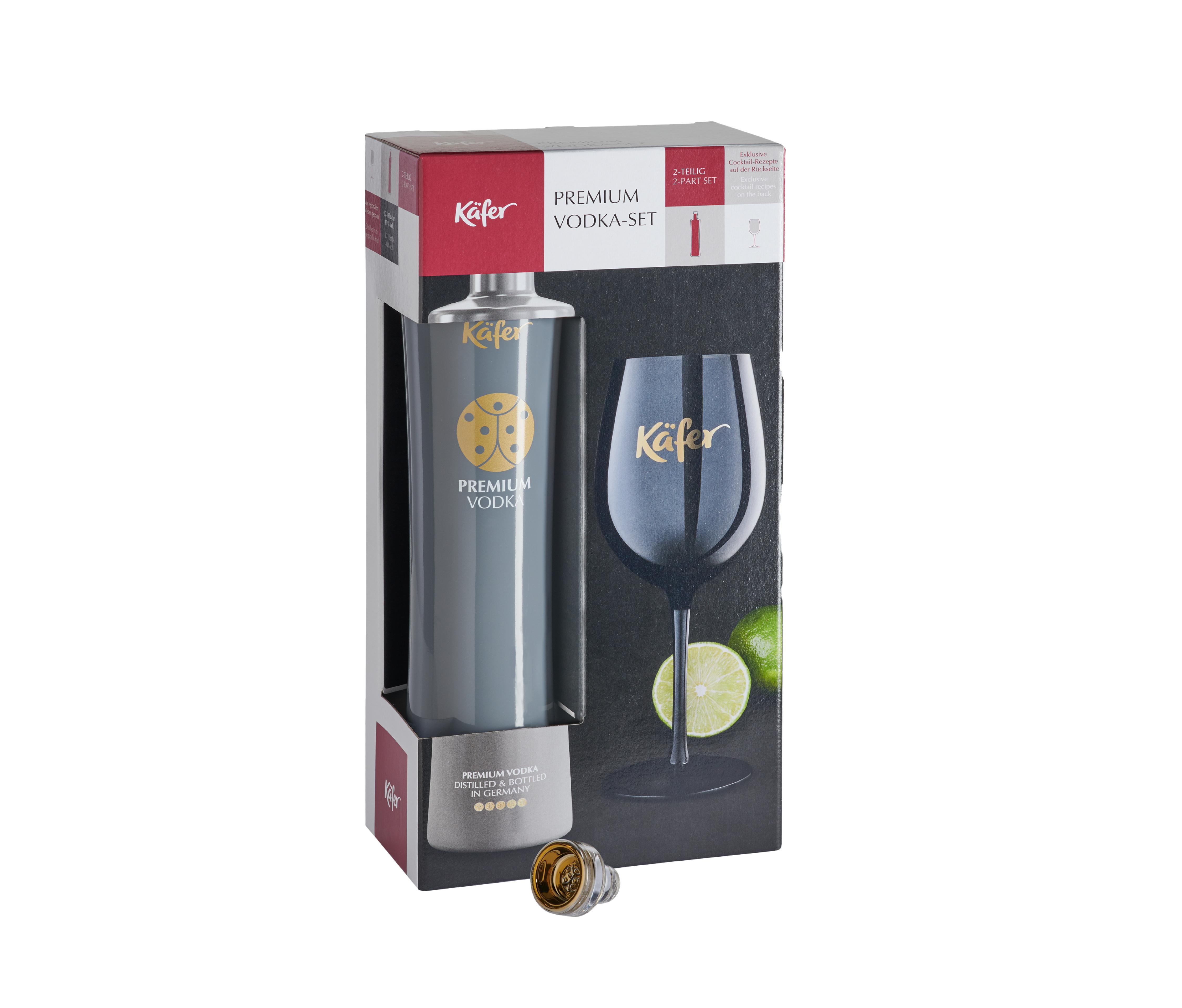 Käfer Vodka Geschenkset, 2-tlg.