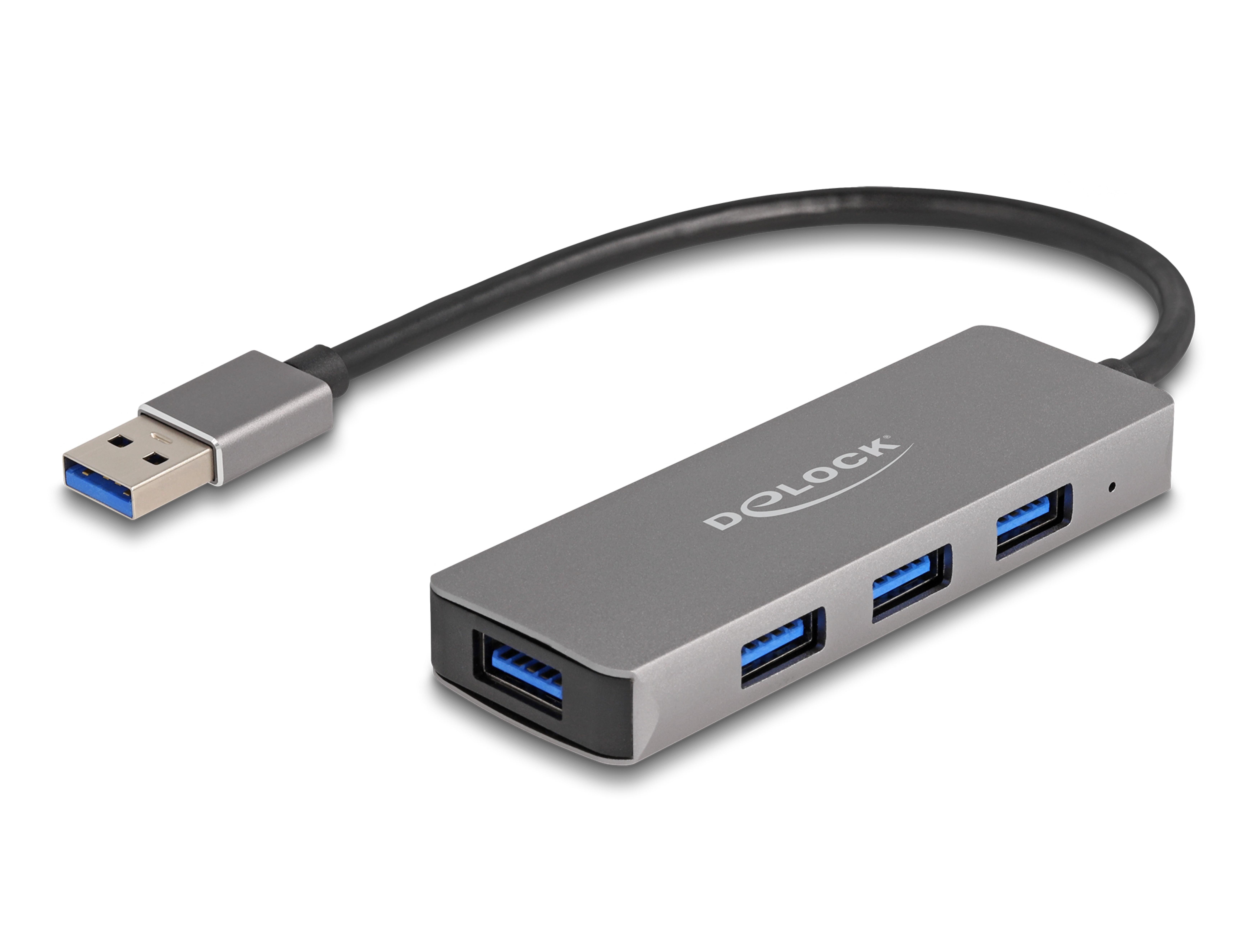 DELOCK 4 Port USB 3.2 Gen 1 Hub mit USB Typ-A Anschluss
