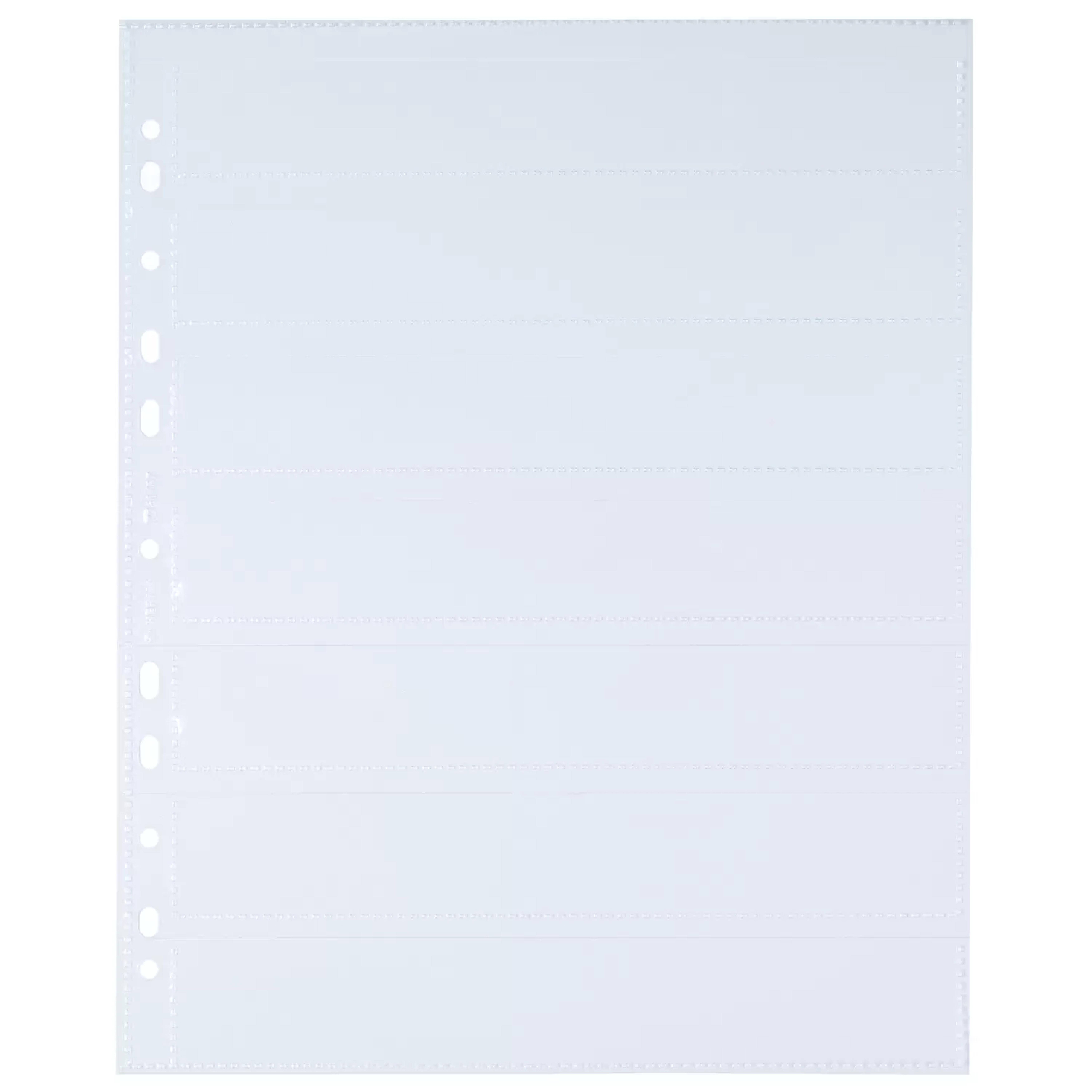 HERMA Negativhuellen transparent fuer 7 x 5 Streifen 25 St.