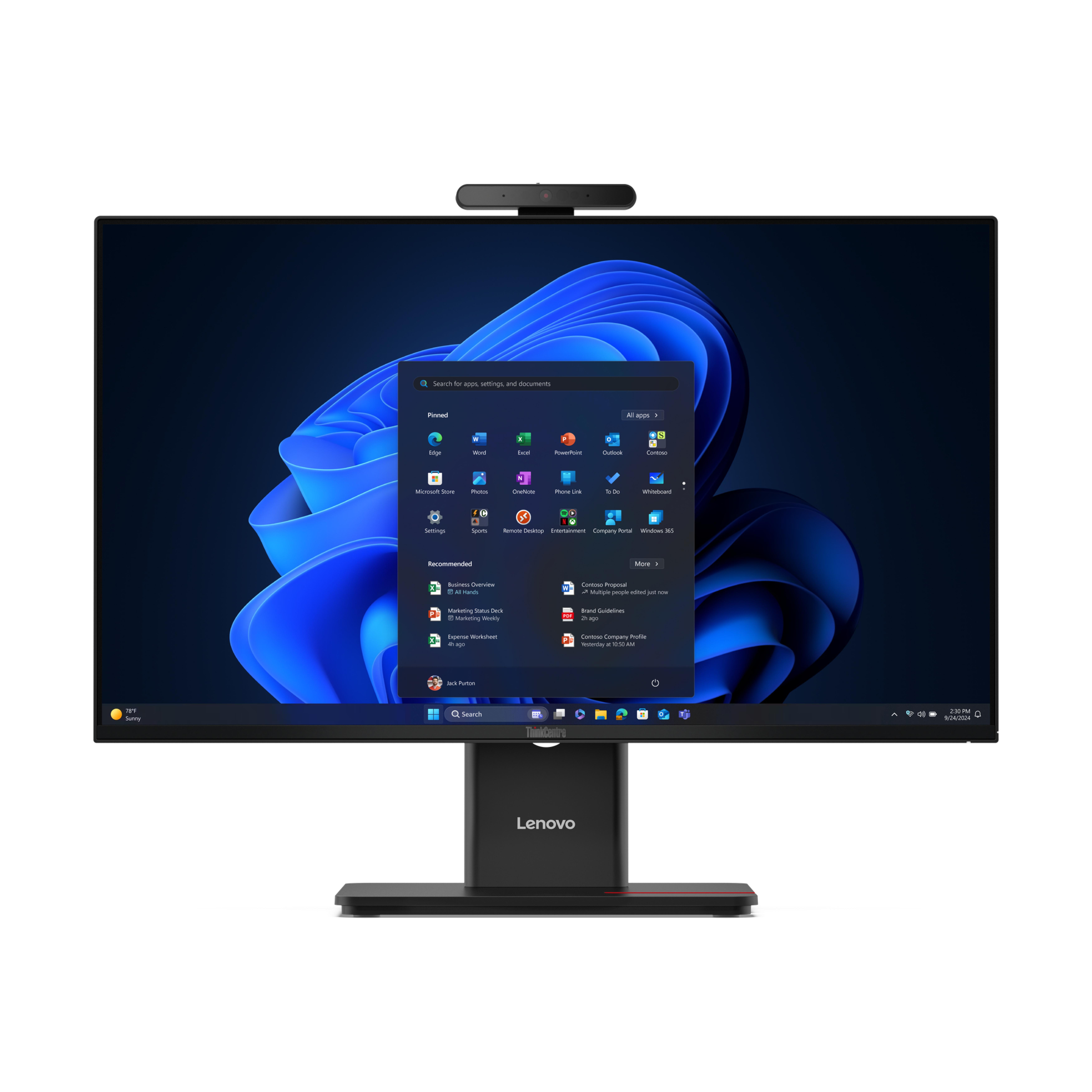 Lenovo ThinkCentre M70a G6 23,8" U5-225T 16/512 FHD W11P