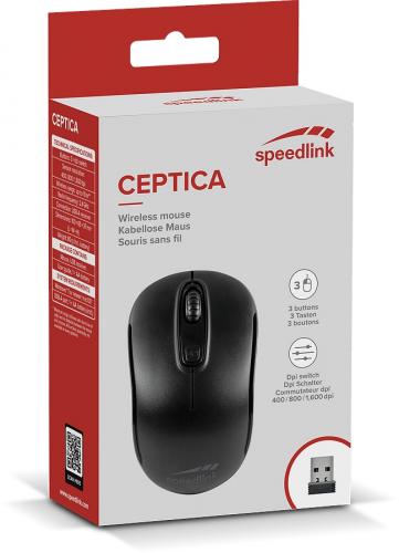 Verpackung der Speedlink Ceptica kabellosen Maus mit USB-Empfänger