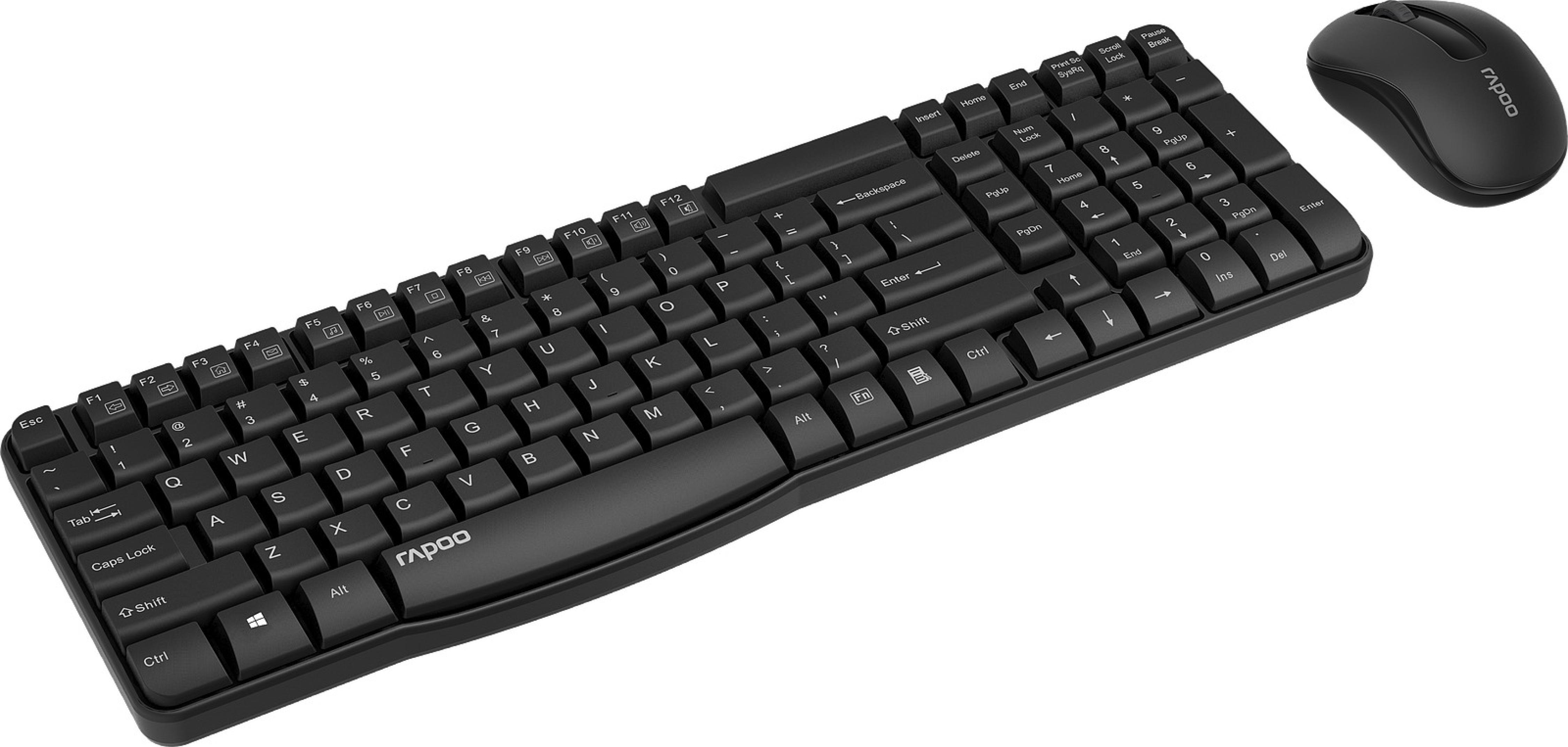 RAPOO X1800S.DE.BLK Basic Wireless Combo set