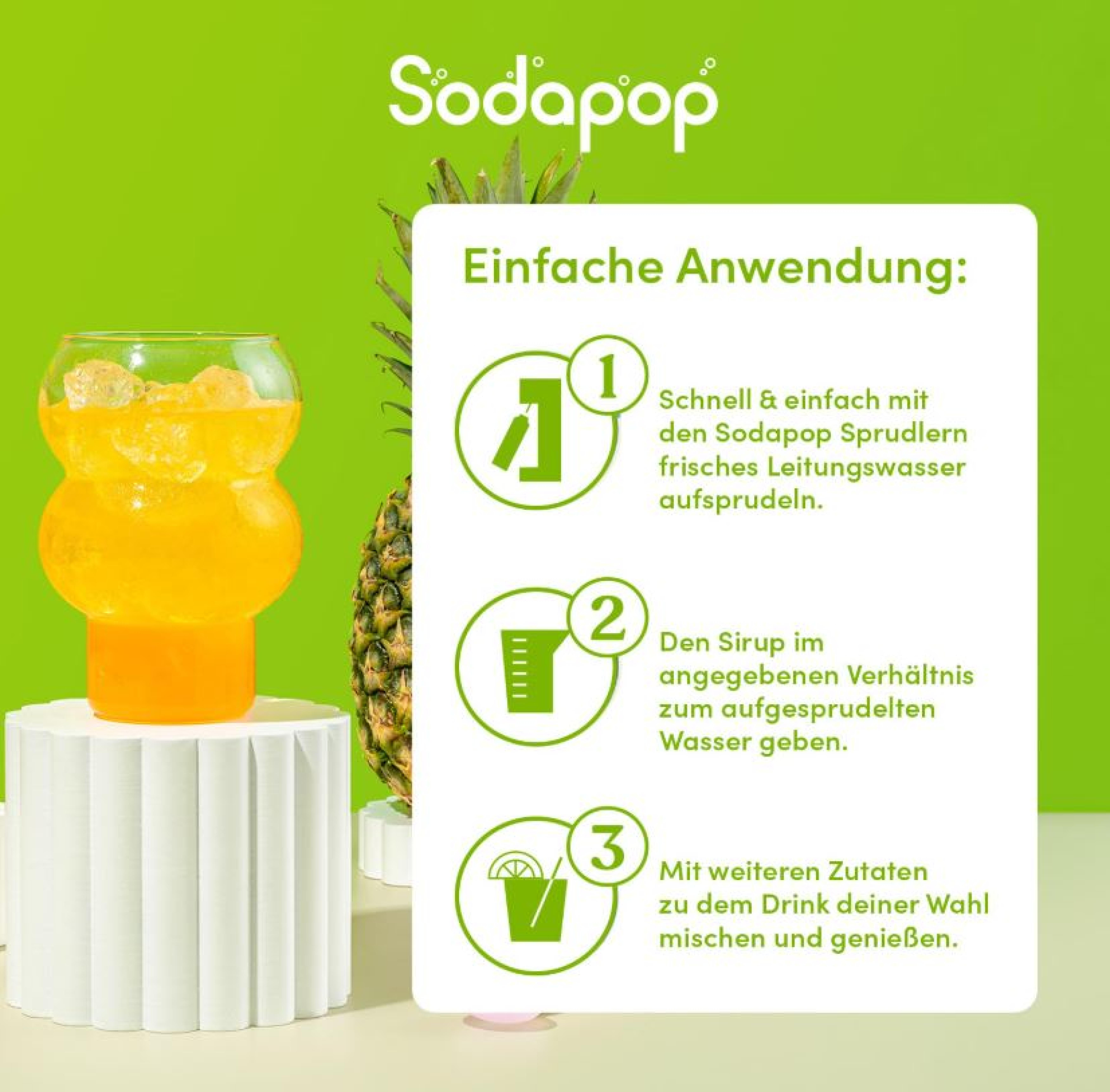 SODAPOP FRITT Sirup Tropical 500ml für 10 Liter