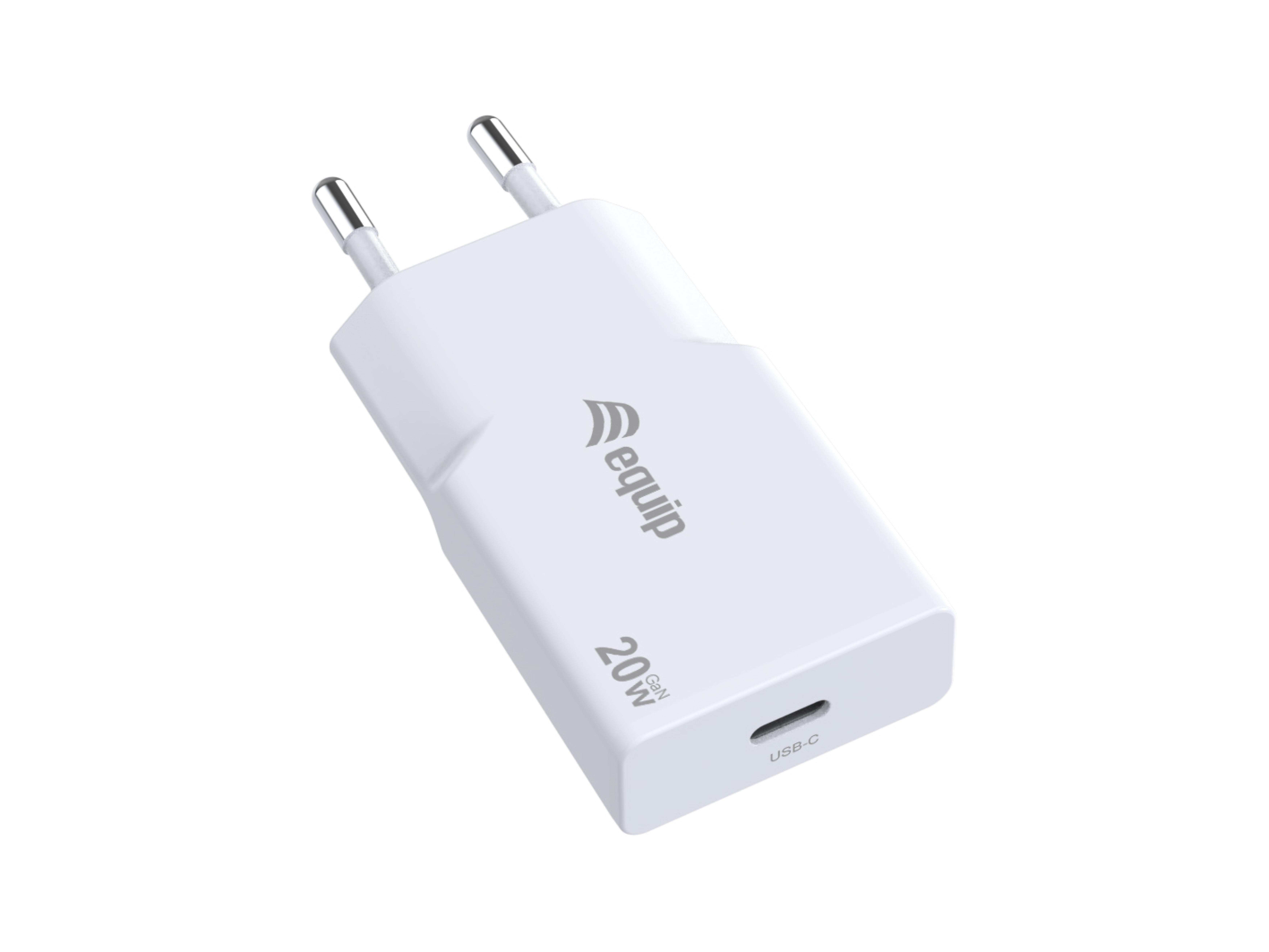 Equip Ladegeraet 1Port USB-C PD3.0 GaN Slim 20W UESS ws