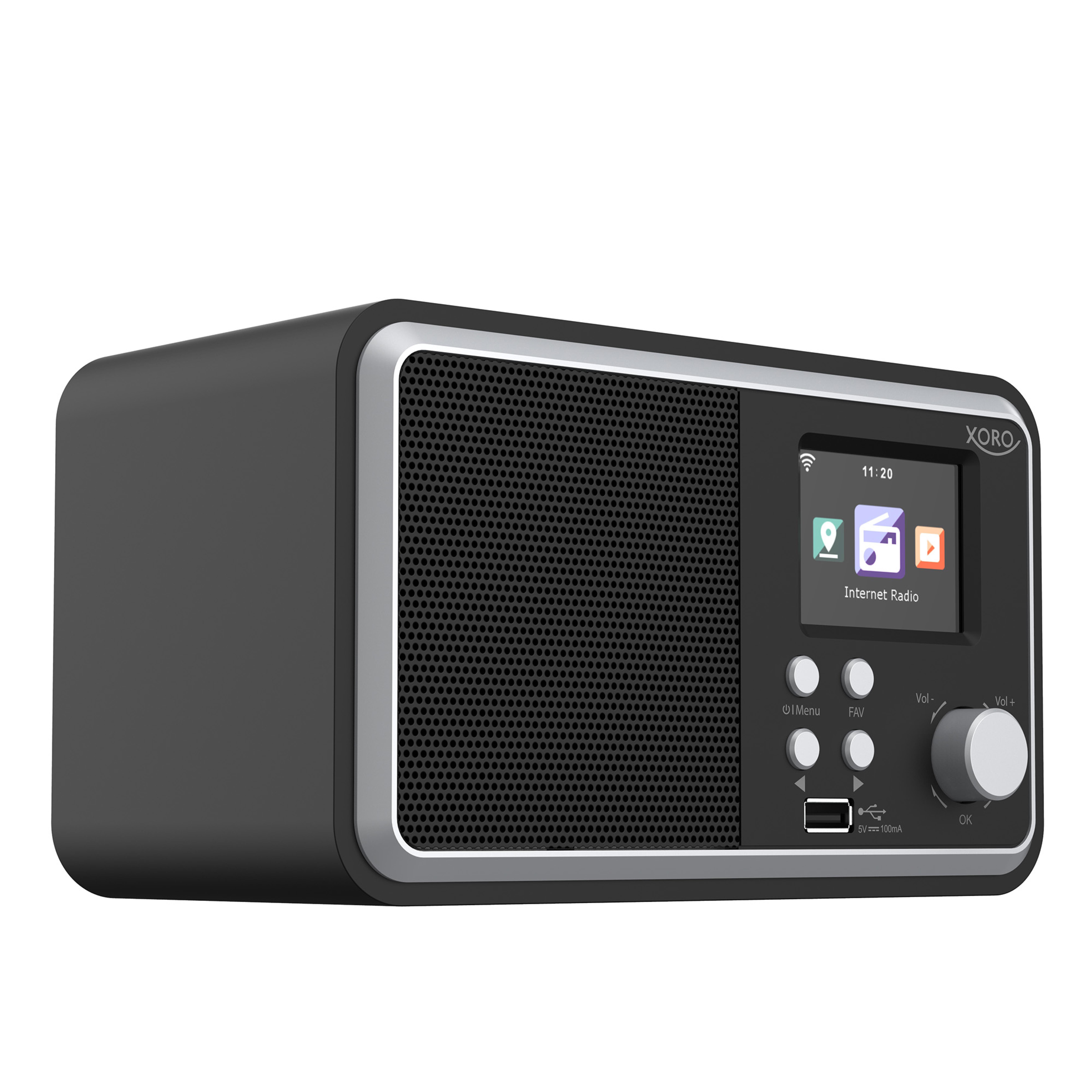 Xoro DAB 300 IR Internetradio DAB+ Bluetooth WLAN Weiss
