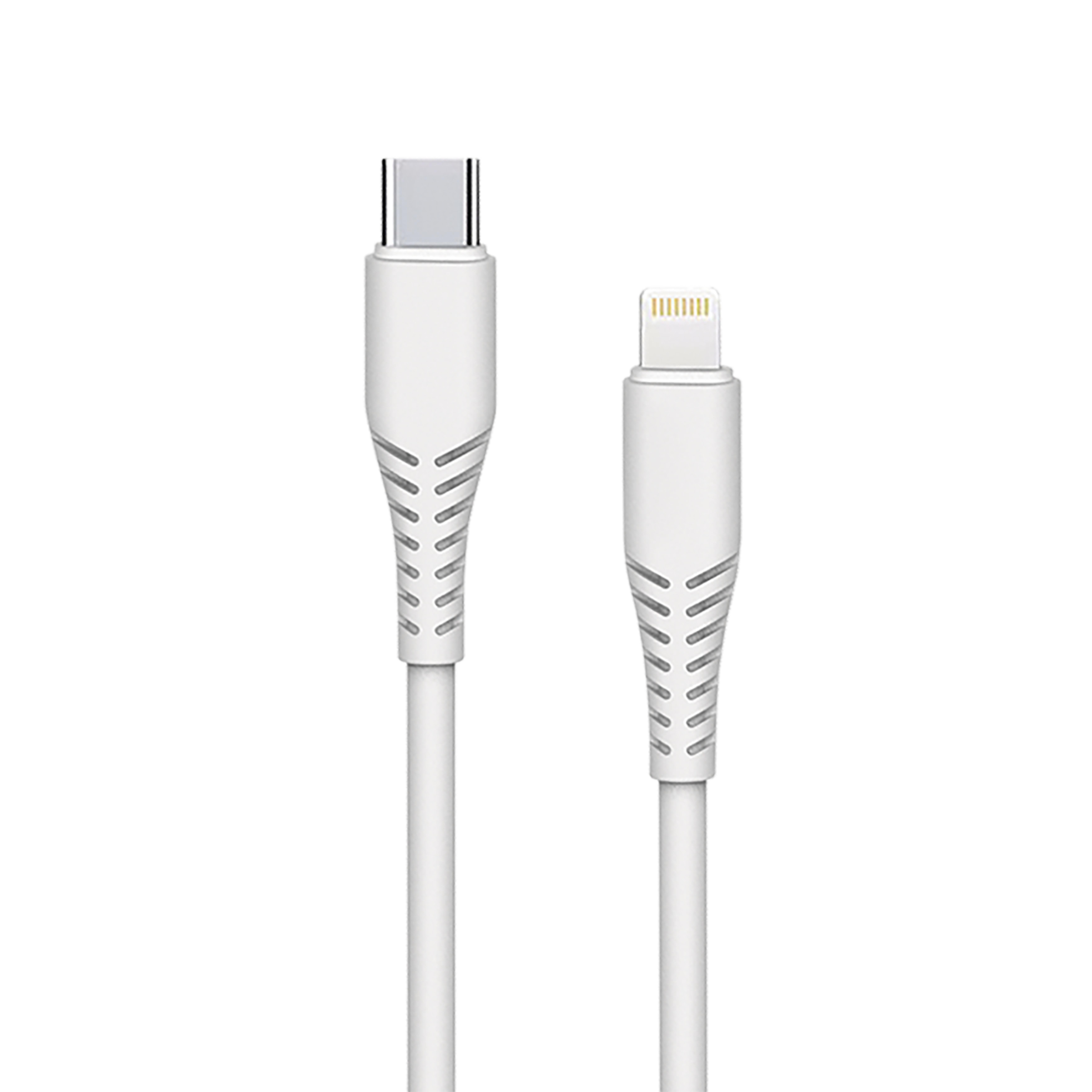 2GO USB Datenkabel USB-C 3.1 auf Lightning Basic Line 1m ws