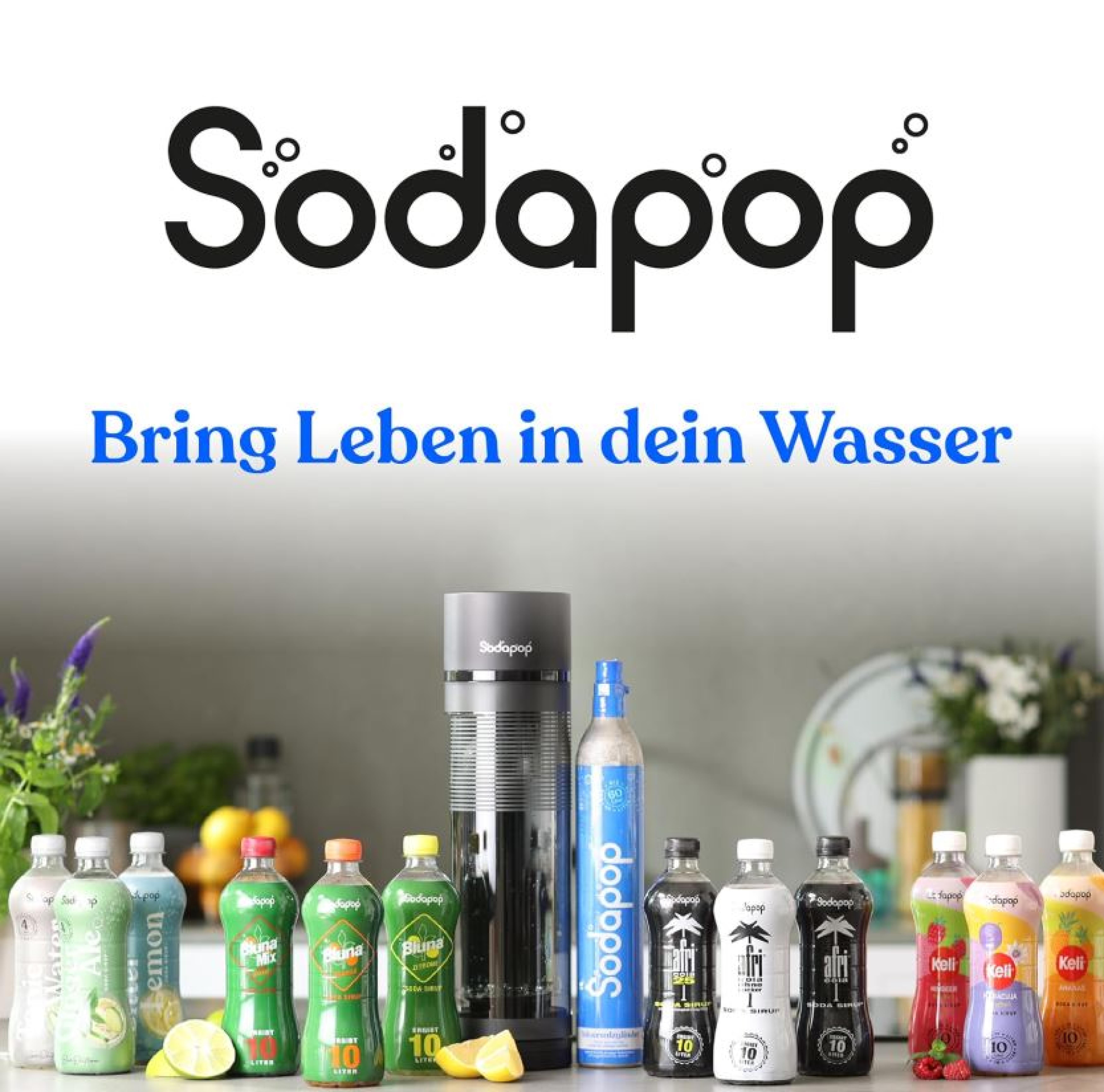 SODAPOP BLUNA & AFRI Sirup 4er Set (je 1 Flasche)