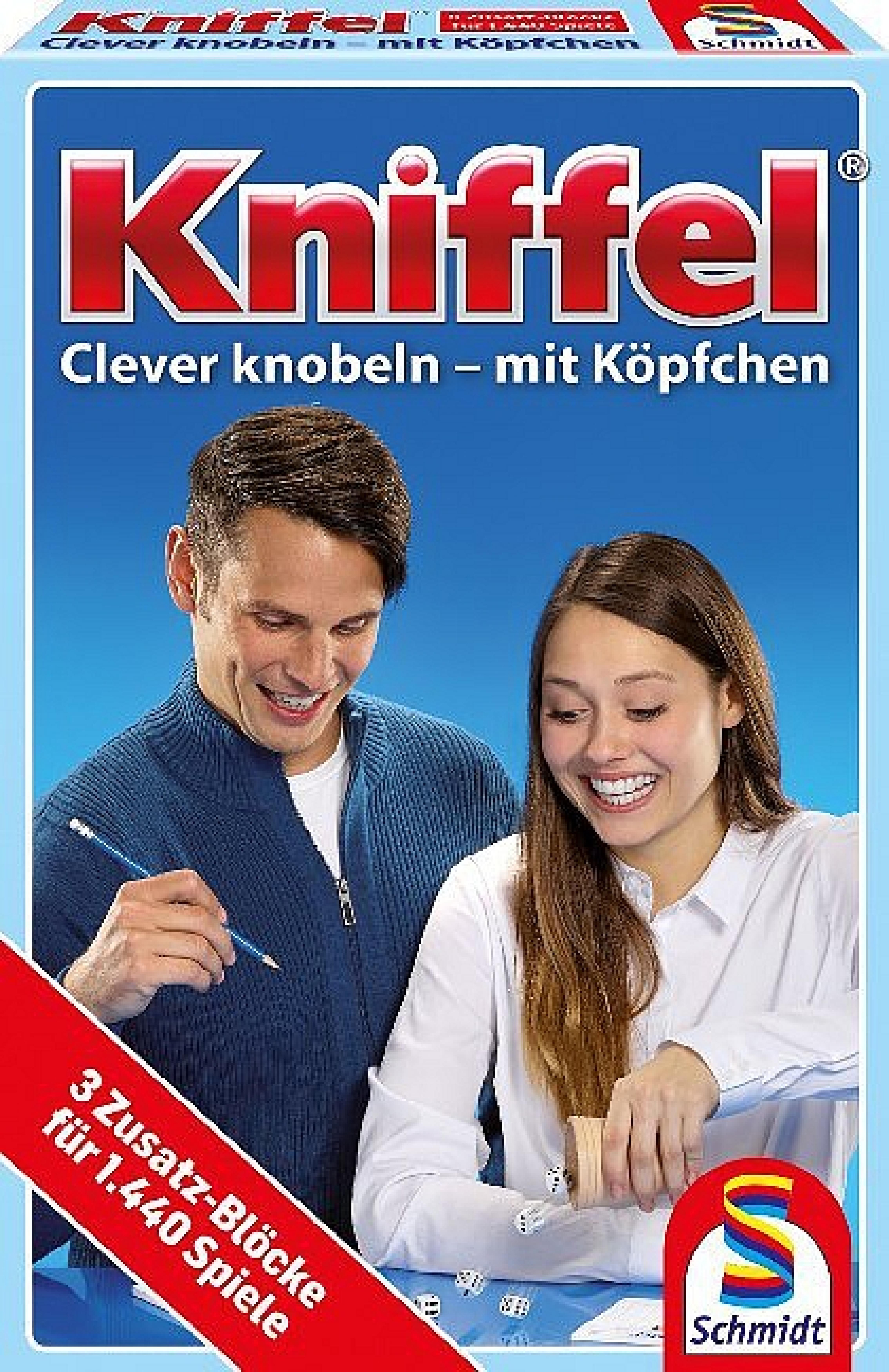 VERLAG: SCHMIDT SPIELE Kniffel, 3 Zusatz-Blöcke