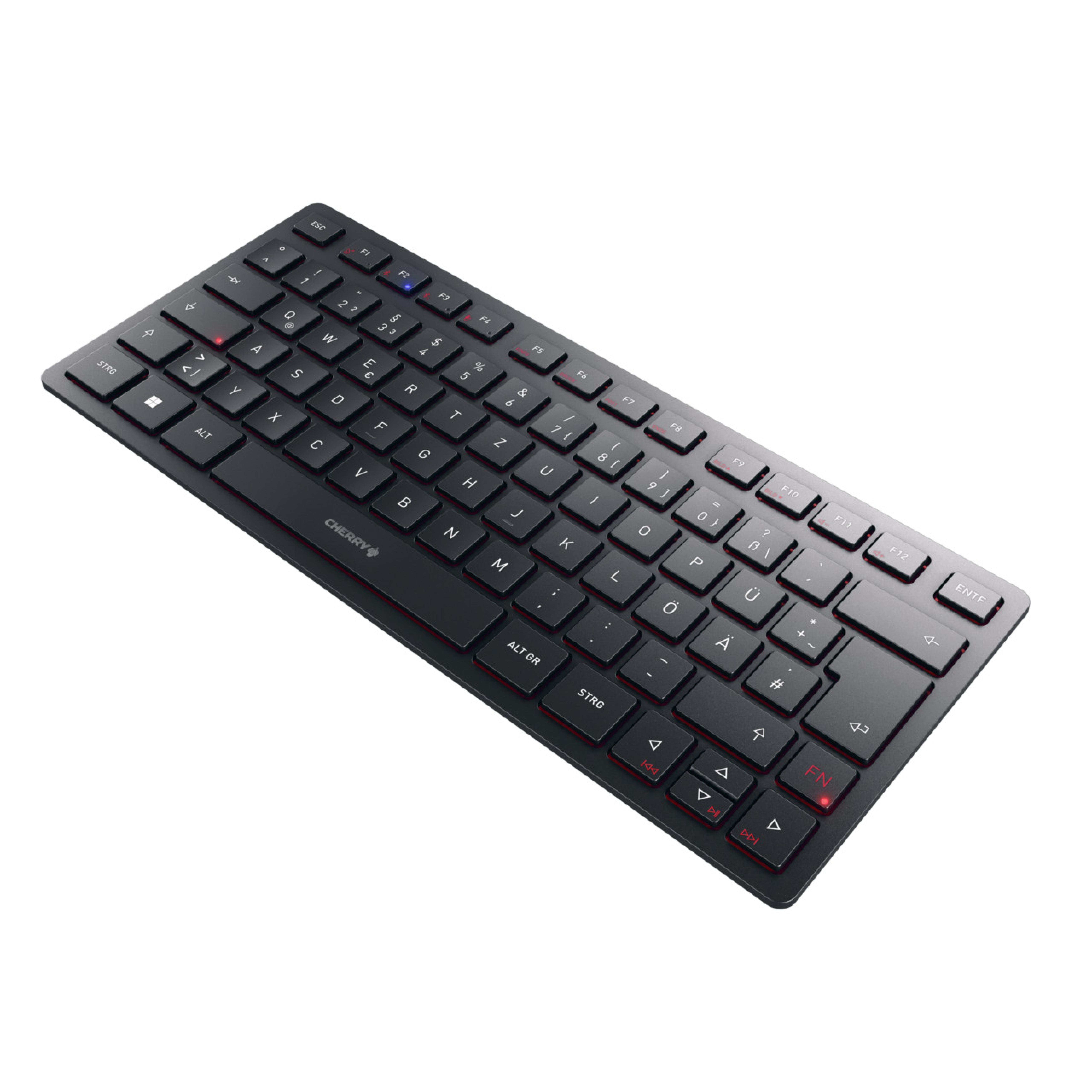 CHERRY KW9200 Wireless MINI Tastatur DE TKL 75% schwarz