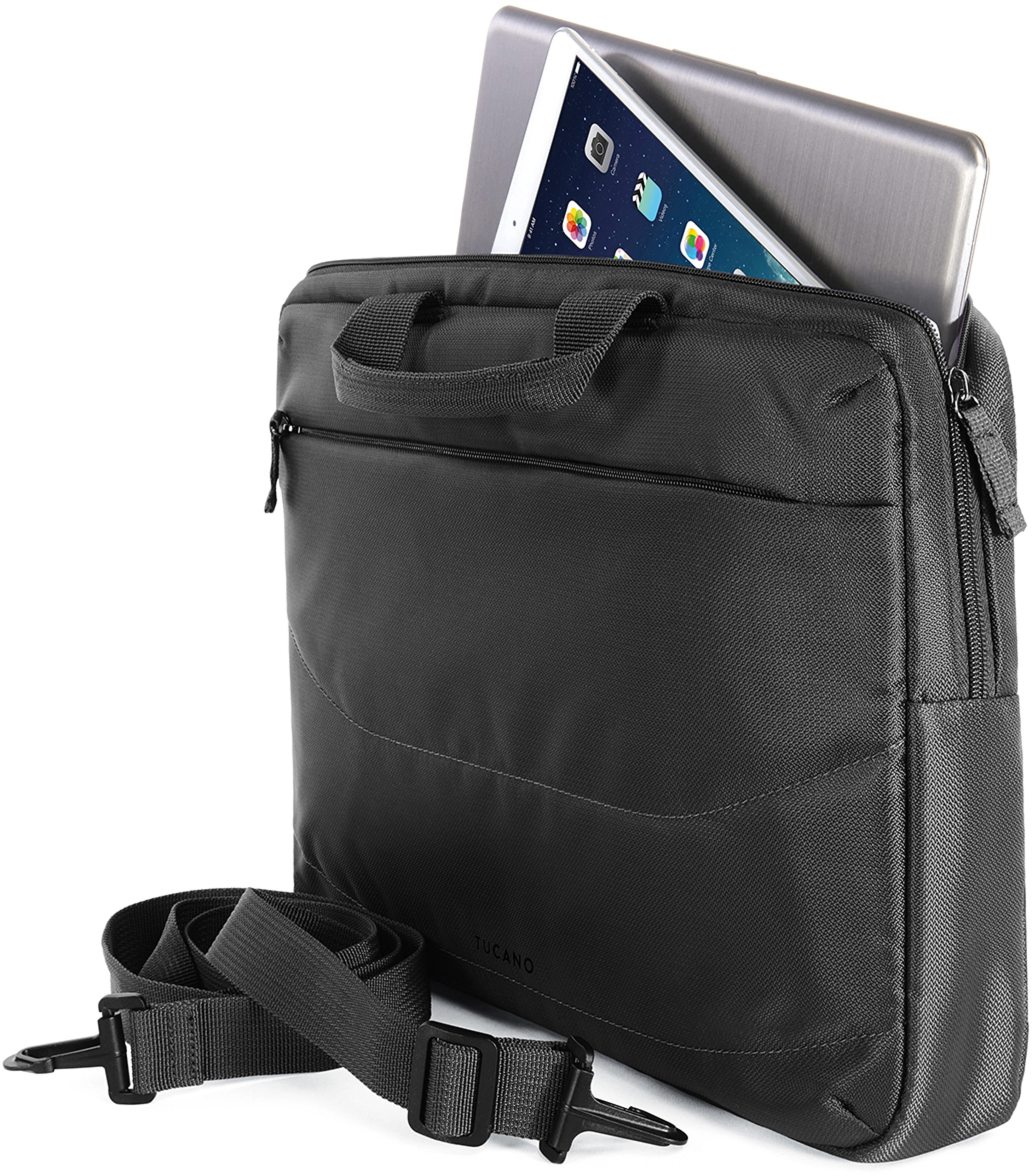 TUCANO BUNDLE Laptoptasche + Maus 15.6" schwarz