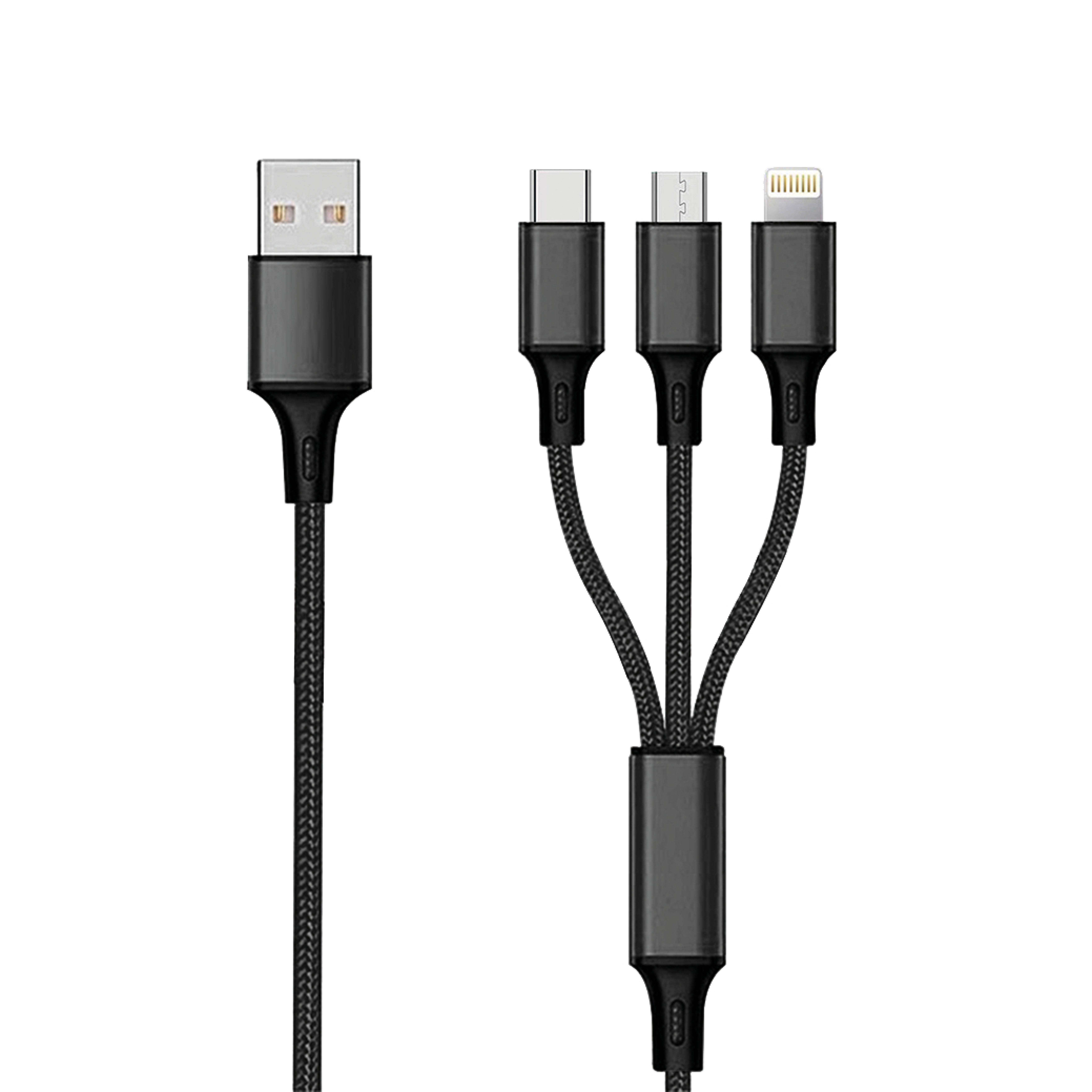 2GO Reise-Set All in One 3-tlg. USB Kabel + Ladegeraet