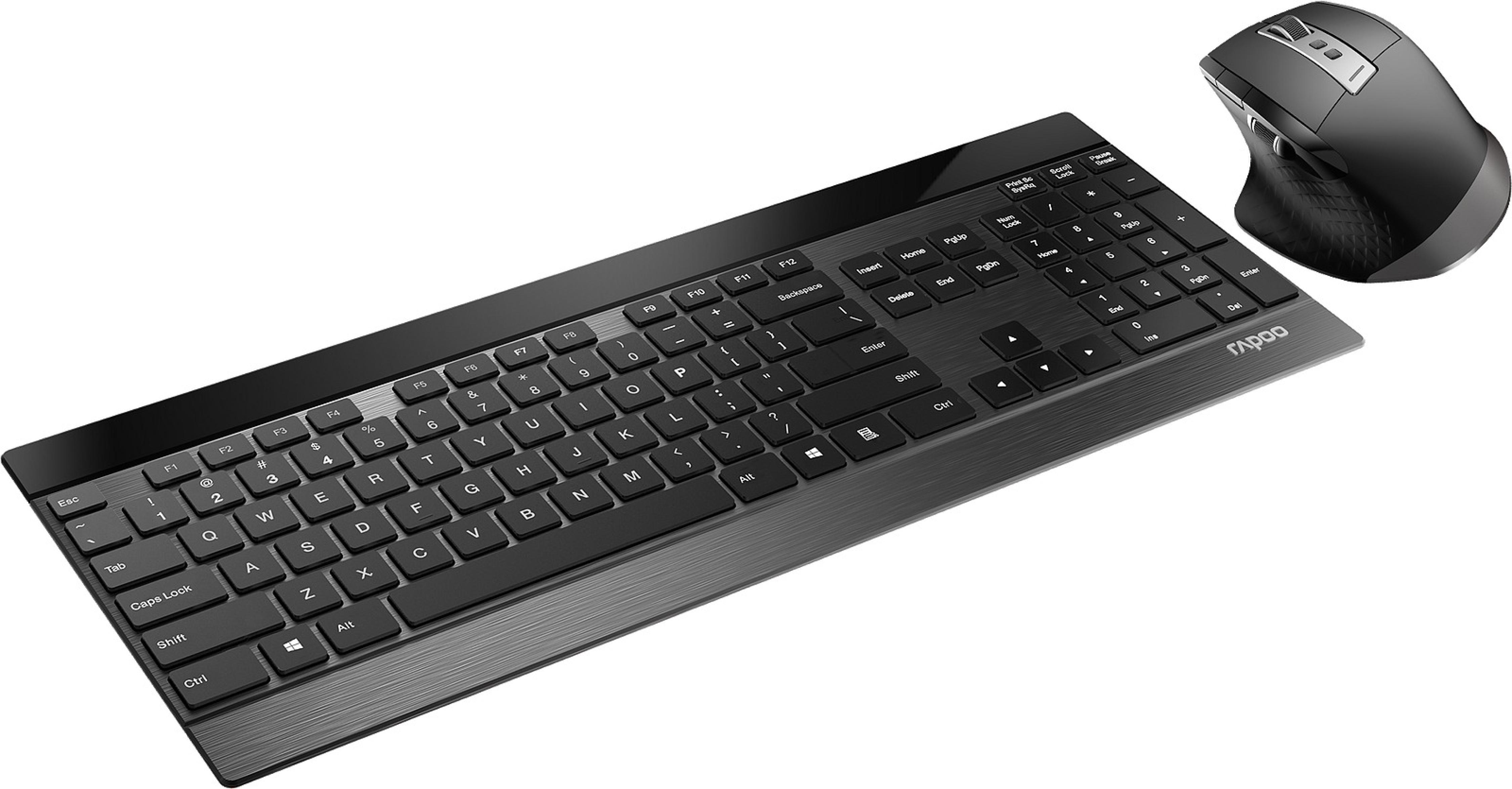 RAPOO 9900M.DE.BLCK Multi-Mode Desktop Combo set