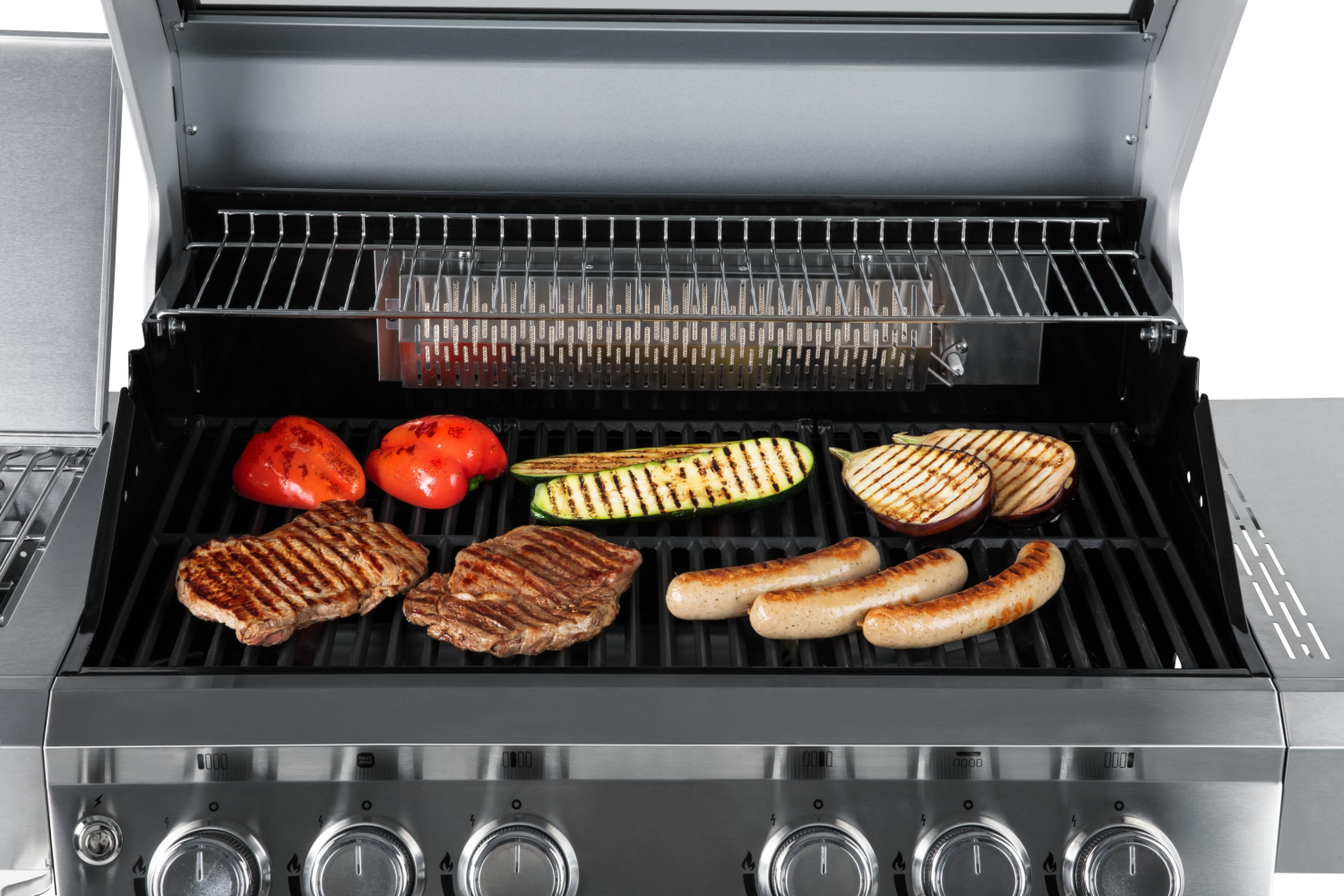 CHEF CUISINE Premium Edelstahl Gasgrill 4+2 Brenner