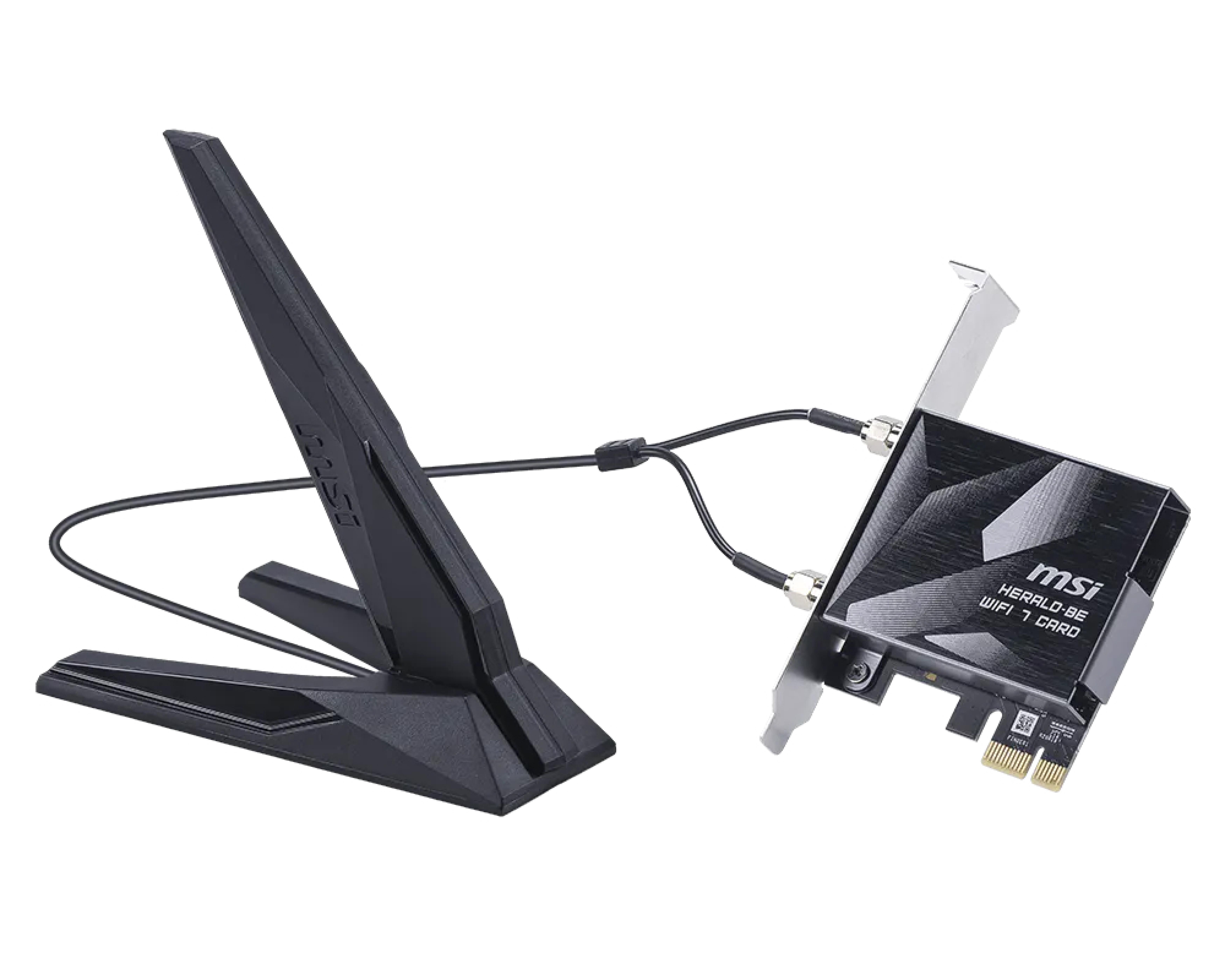 MSI Herald BE9400 WiFi7 PCIe x1 card bulk