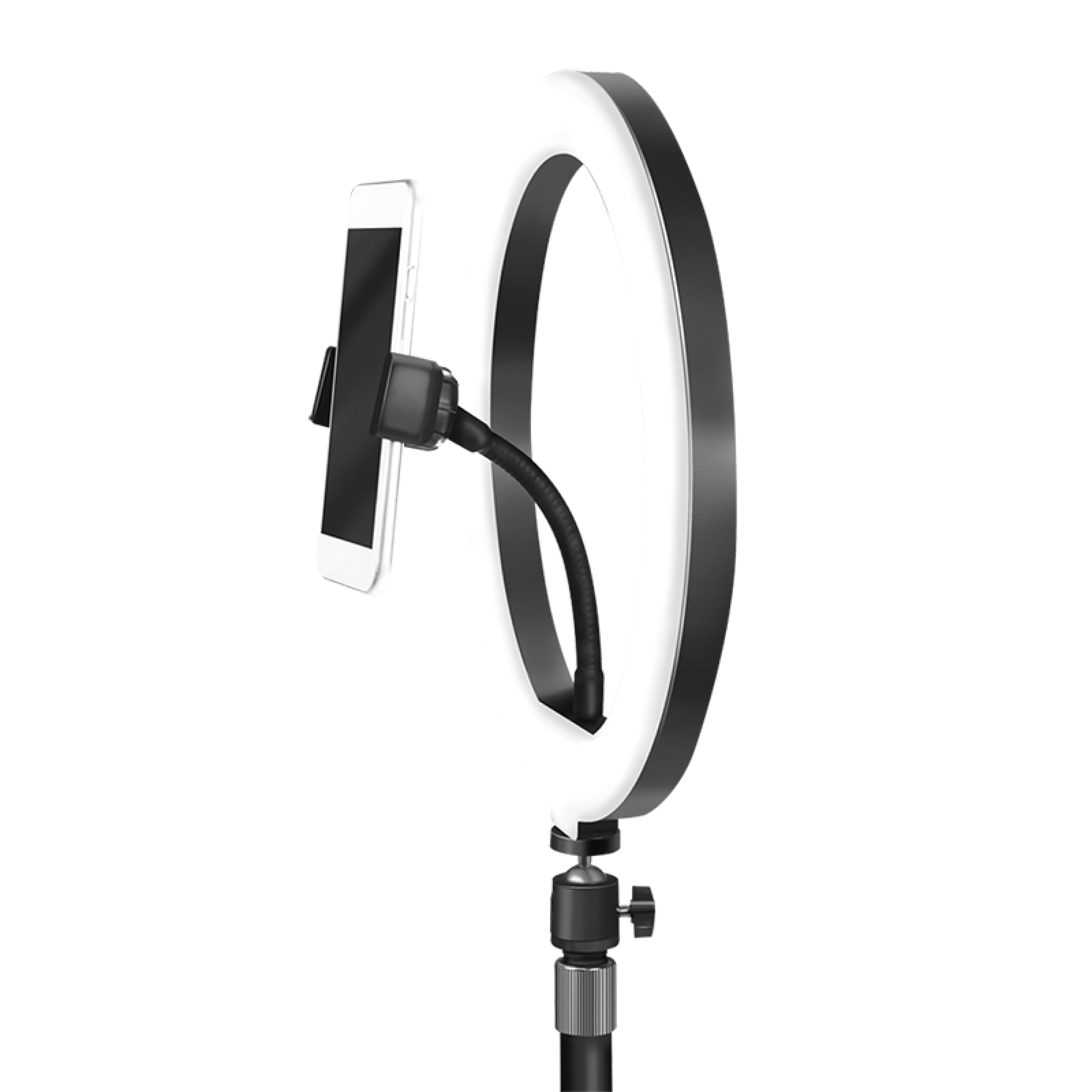 Logilink Smartphone-Ringlicht-Stativ m. Fernausloeser,DM 25cm