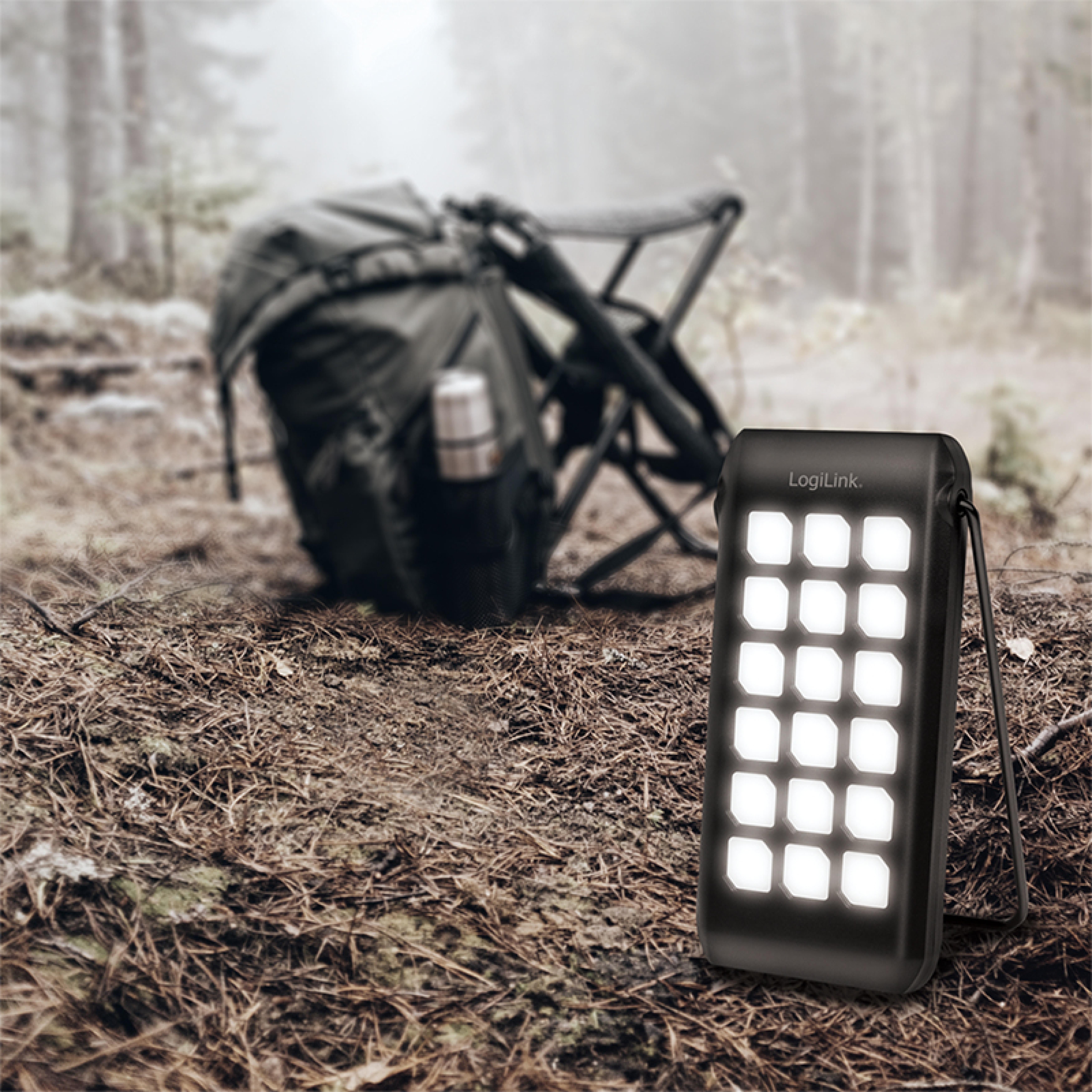 Logilink Solar Powerbank 10000 mAh 2x USB-A QC & 1x USB-C PD