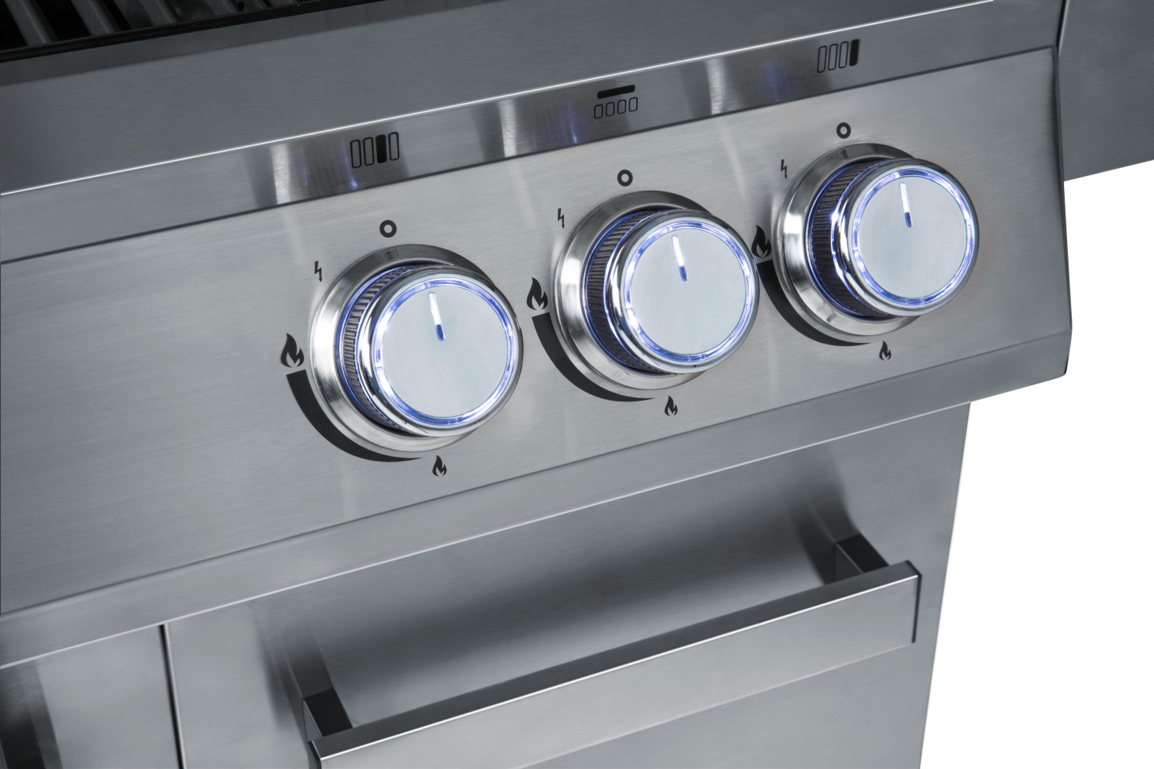 CHEF CUISINE Premium Edelstahl Gasgrill 4+2 Brenner