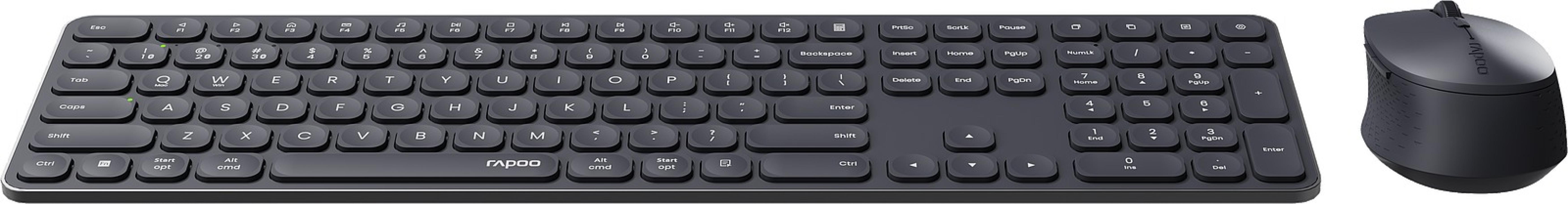 RAPOO 9810M.DE.DARK GREY Multi-Mode Wireless Combo