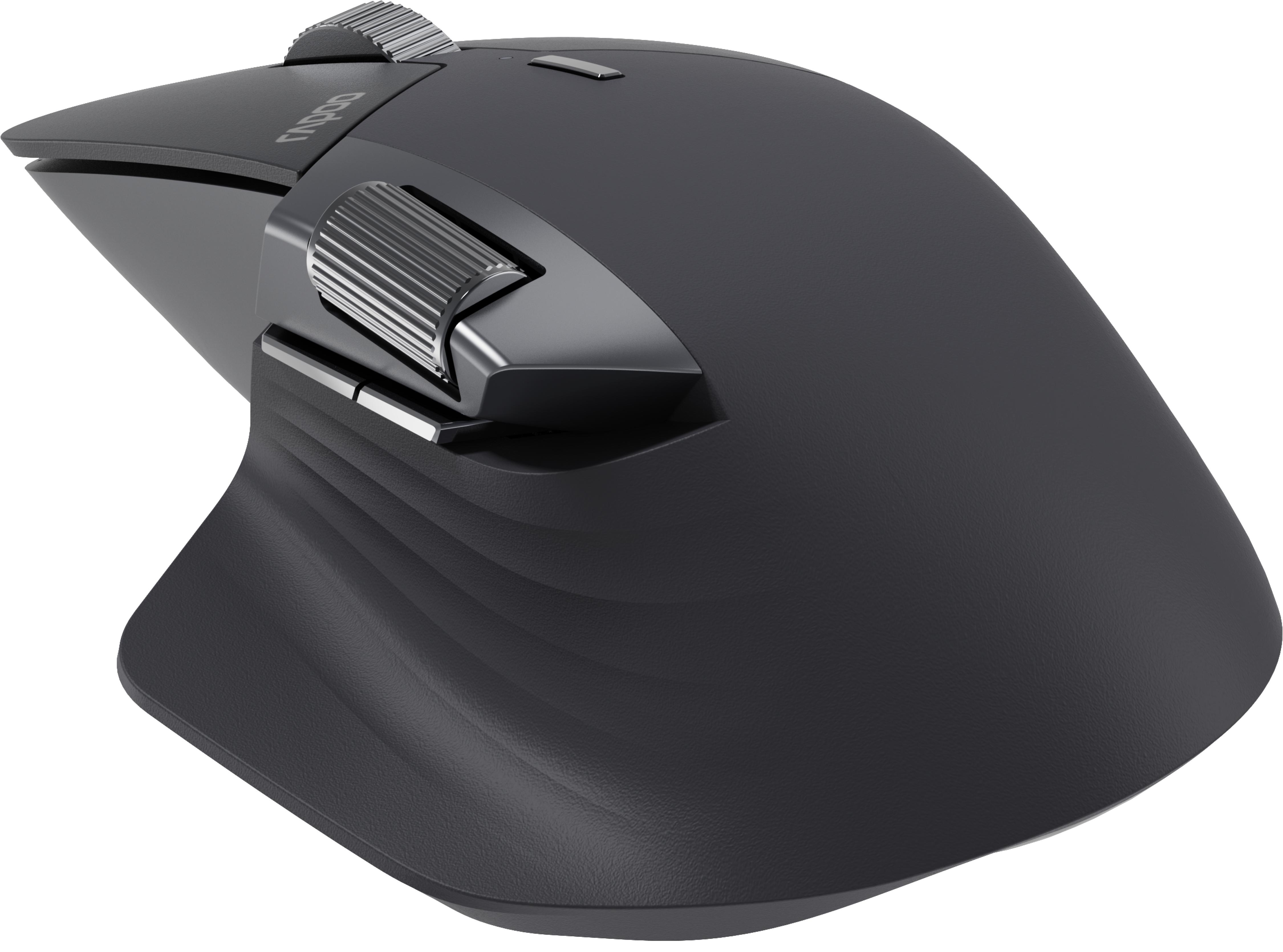 RAPOO MT760L - rechargeable Mouse Wireless, Bluetooth Light Black