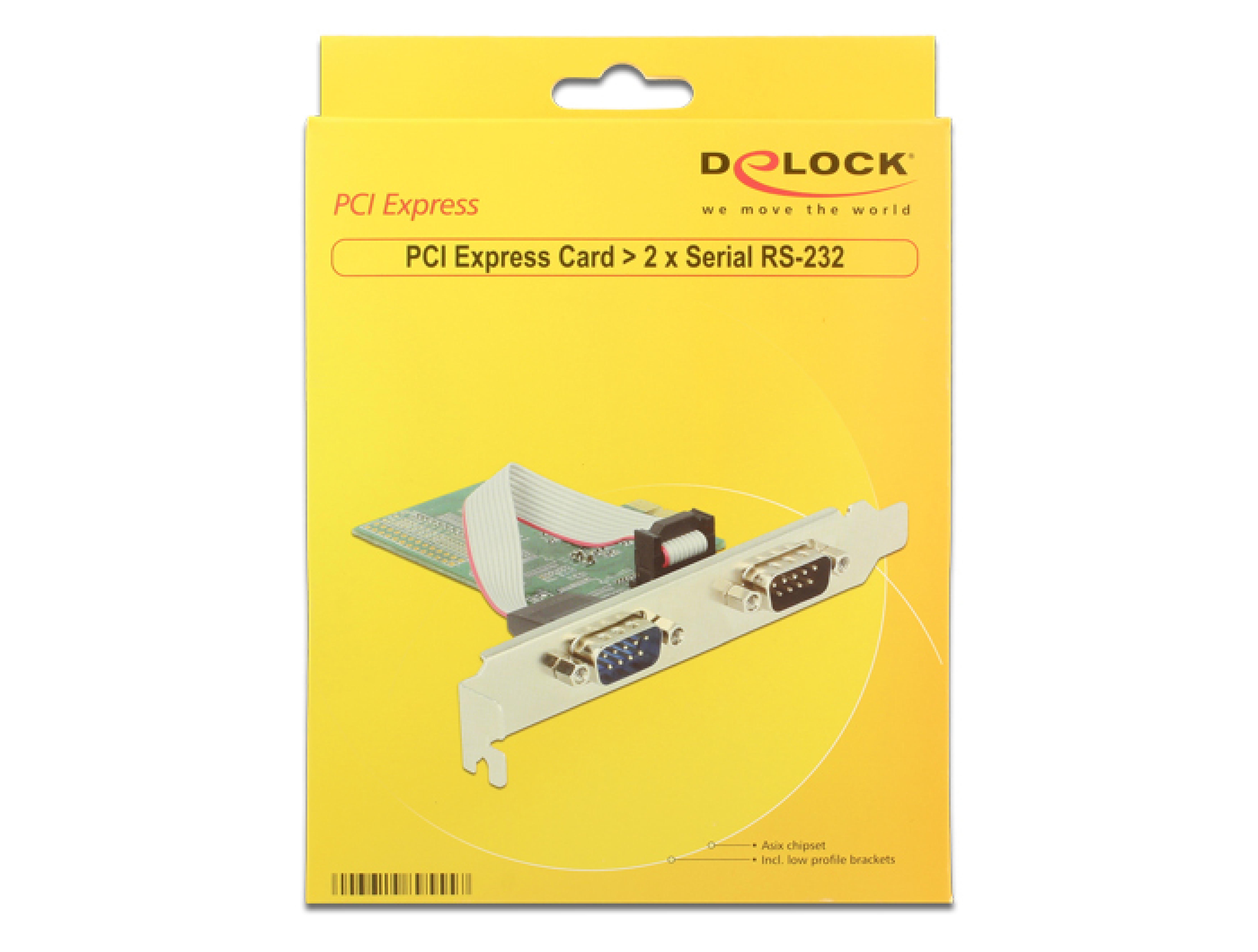 DELOCK PCI Expr Card 2x D-Sub9