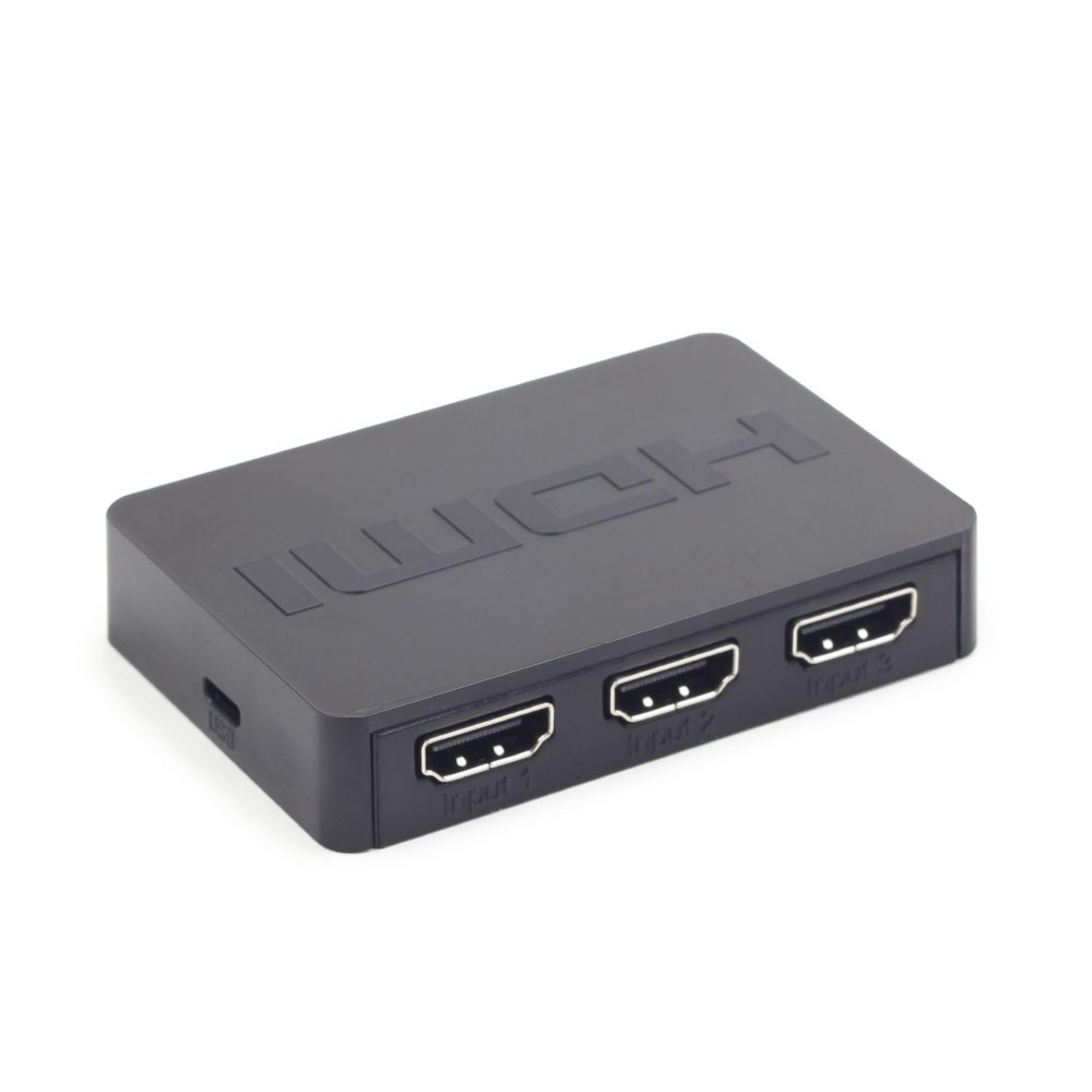 gembird HDMI Switch 3 Eingaenge -> 1 Ausgang 4k +Fernbed.