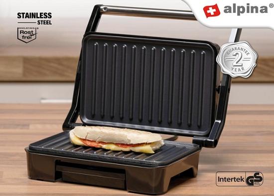 ALPINA Panini-Maker, 230V, 750W