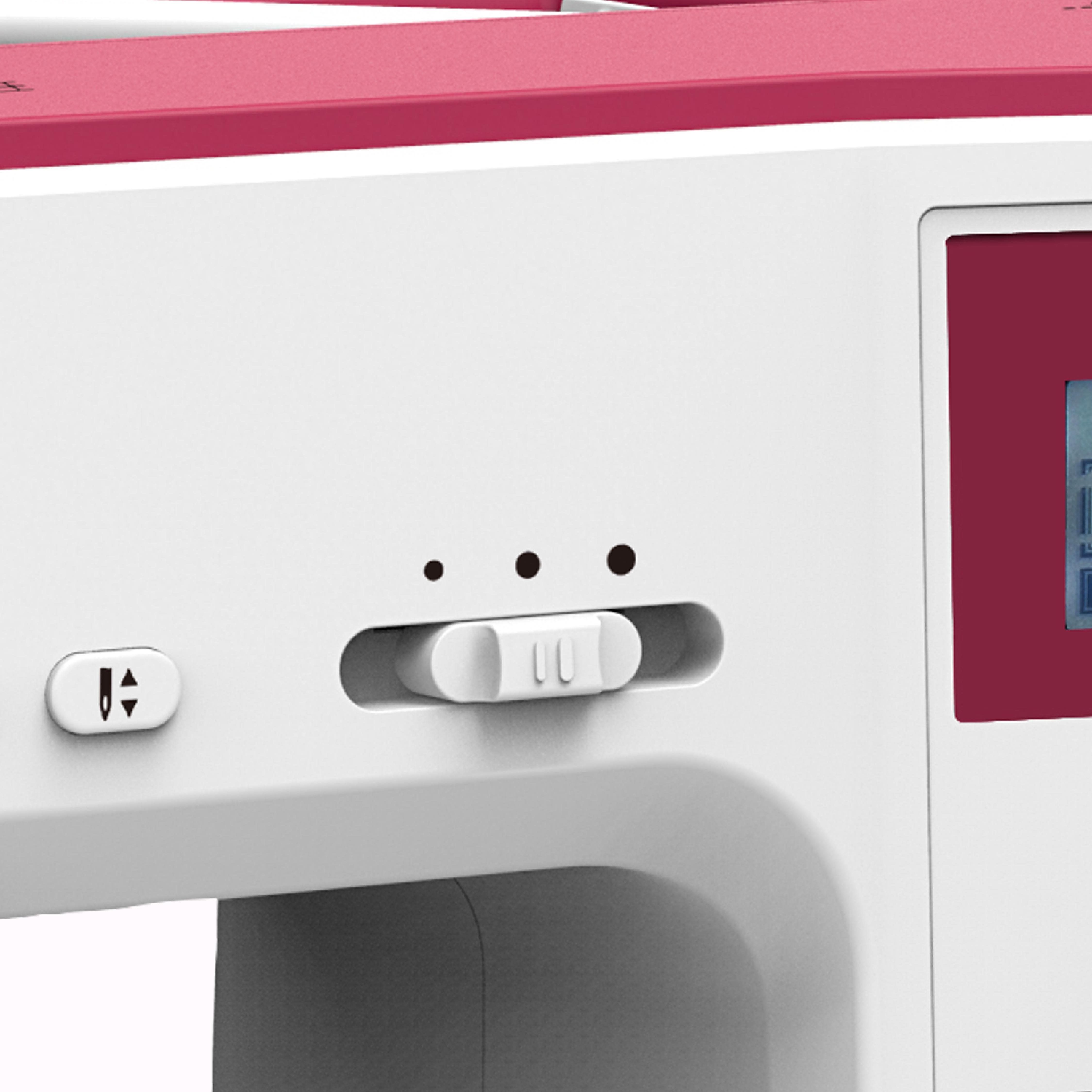 BERNETTE Freiarm Nähmaschine sew&go 8 - 197 Nähprogramme, 18 Quiltstiche, halbautom. Einfädelhilfe, Fadenabschneider,  Stichlänge, Stichbreite, Nähfuß einstell