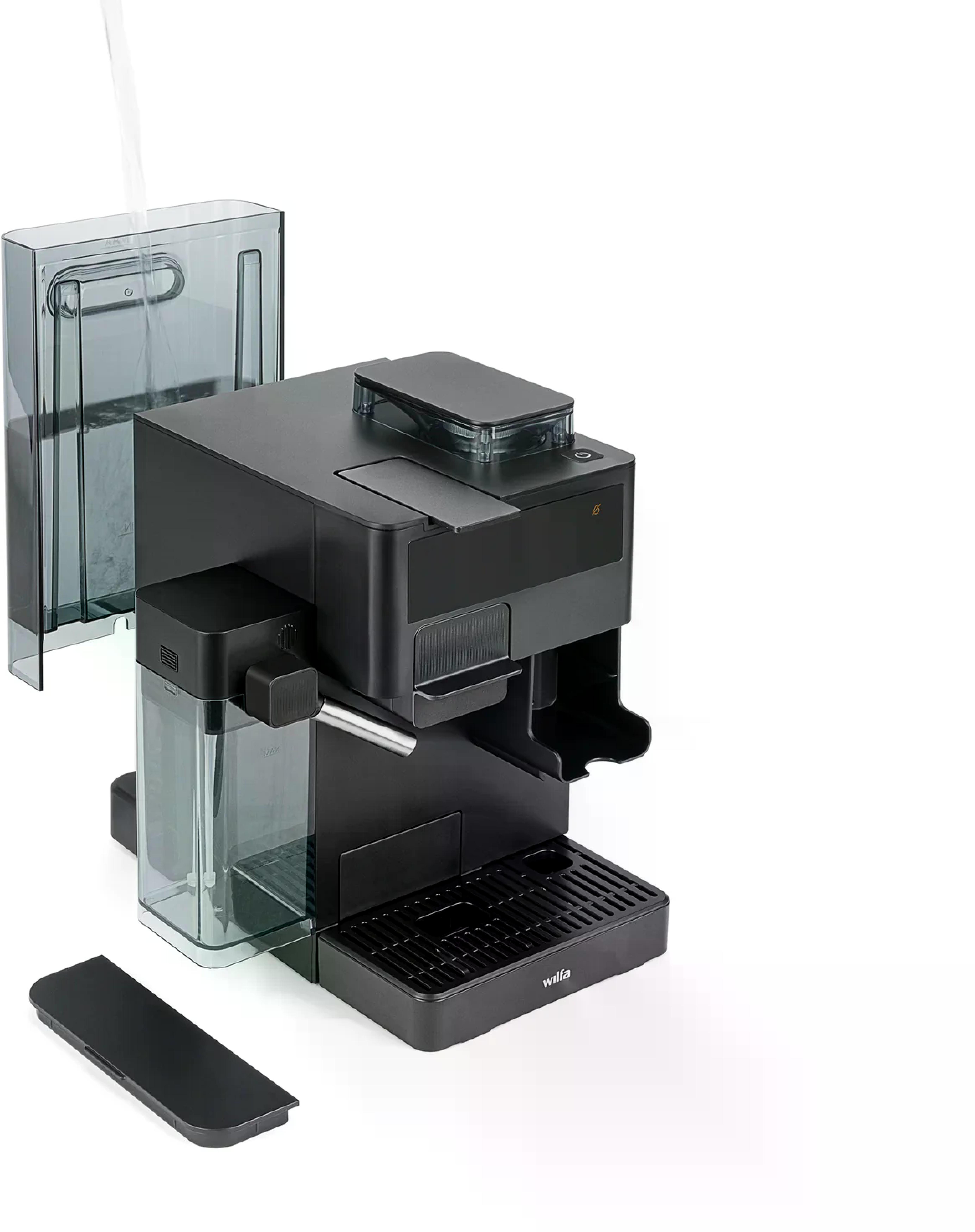 WILFA Kaffeemaschine-all-in-one VOLO MULTI GRIND, Adapter für Filterkaffee, Espressopulver u Kapsel, MMA2G-TCM20, schwarz