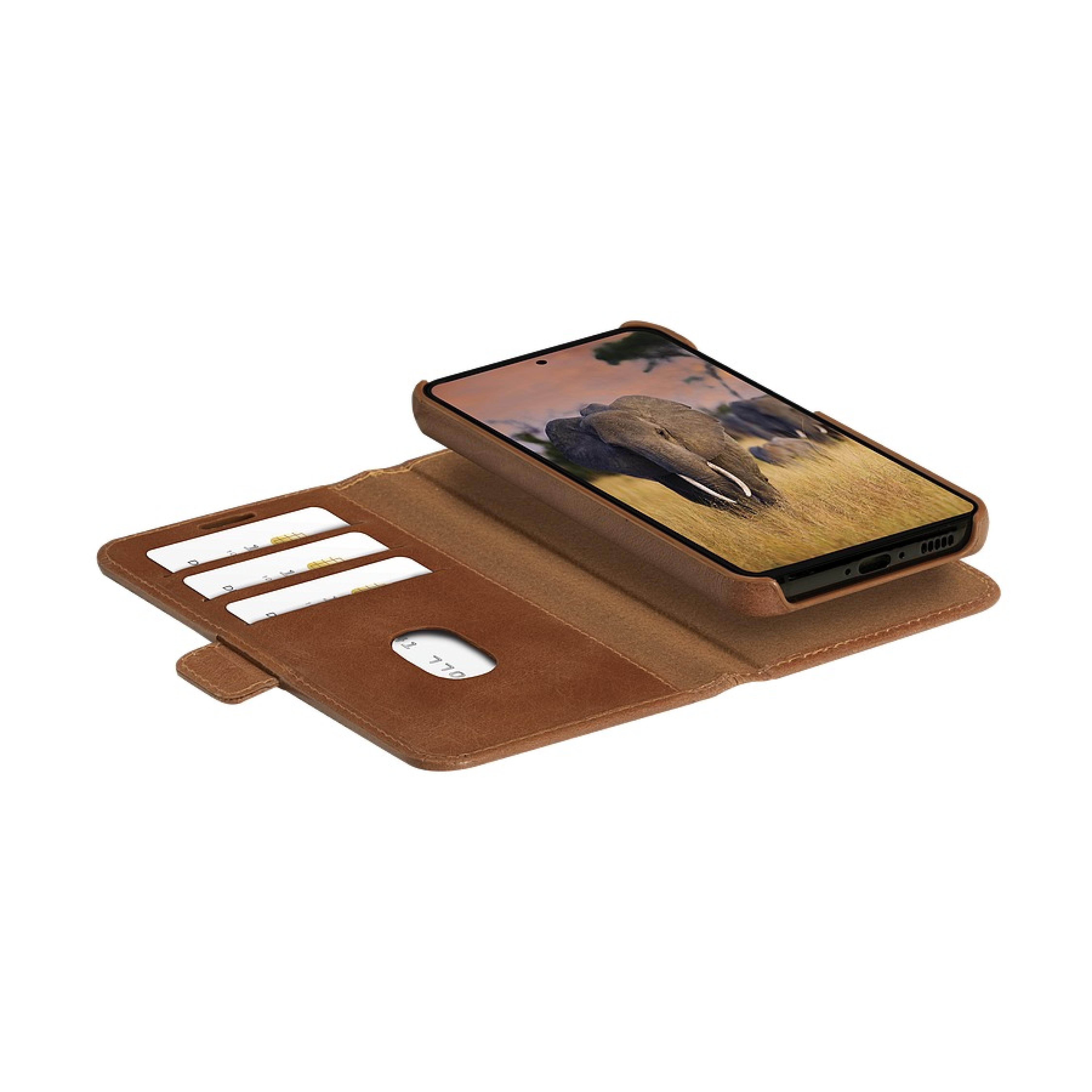DBRAMANTE1928 Lynge - Galaxy A55 5G - Full-grain leather - Tan