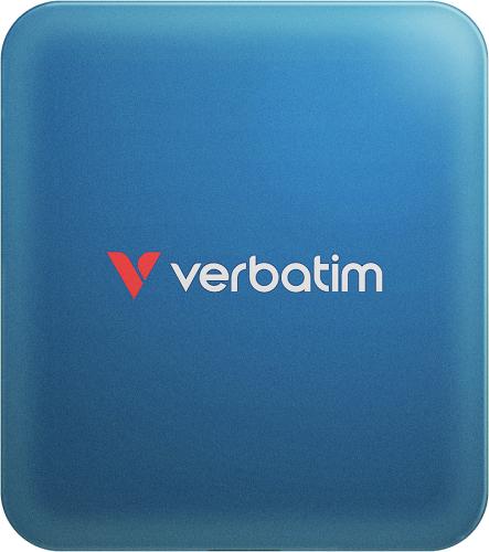 VERBATIM SnapBack Magnetische Externe SSD 2TB MagSafe-kompatibel, Blue Metallic