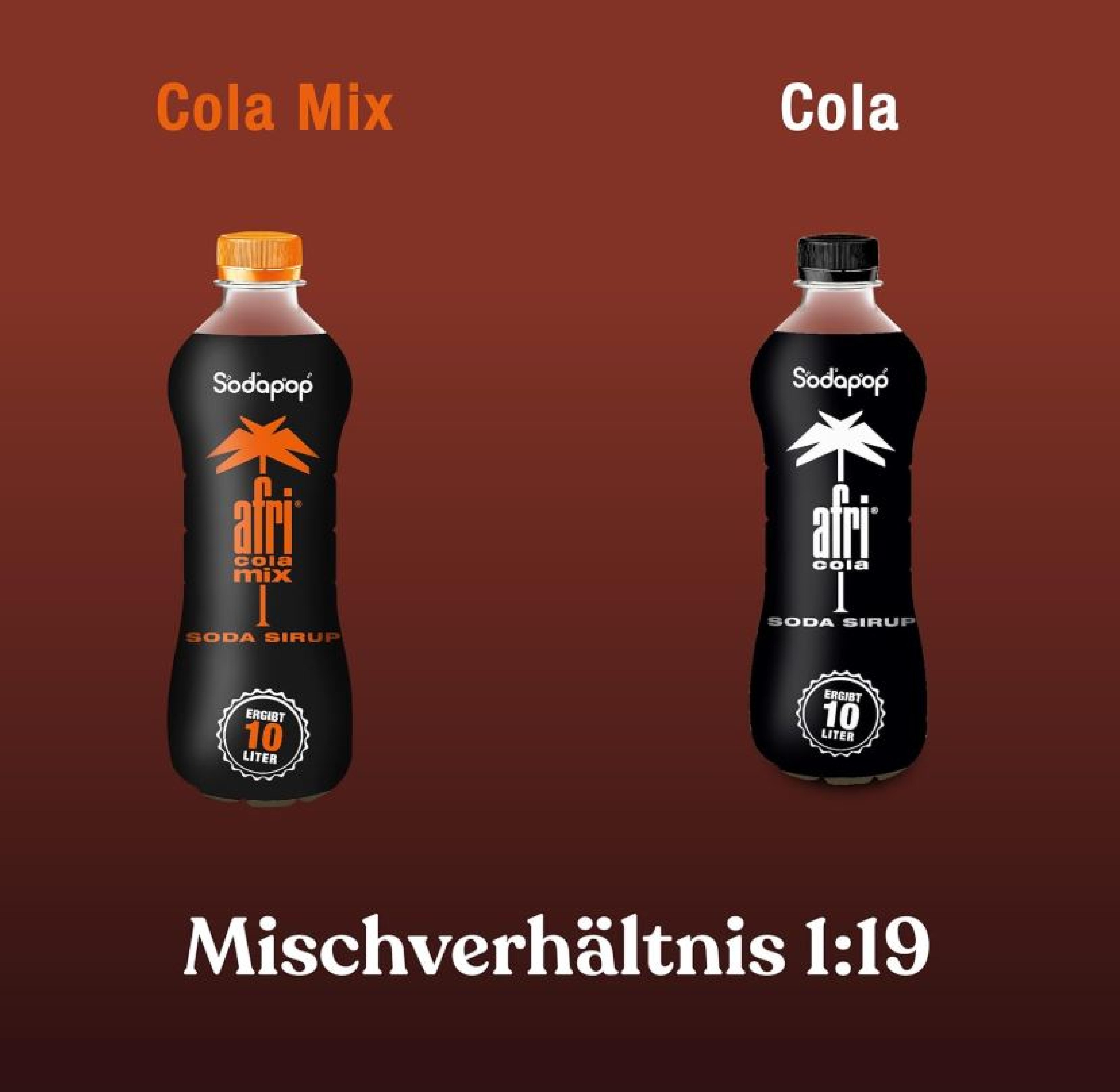SODAPOP BLUNA & AFRI Sirup 4er Set (je 1 Flasche)