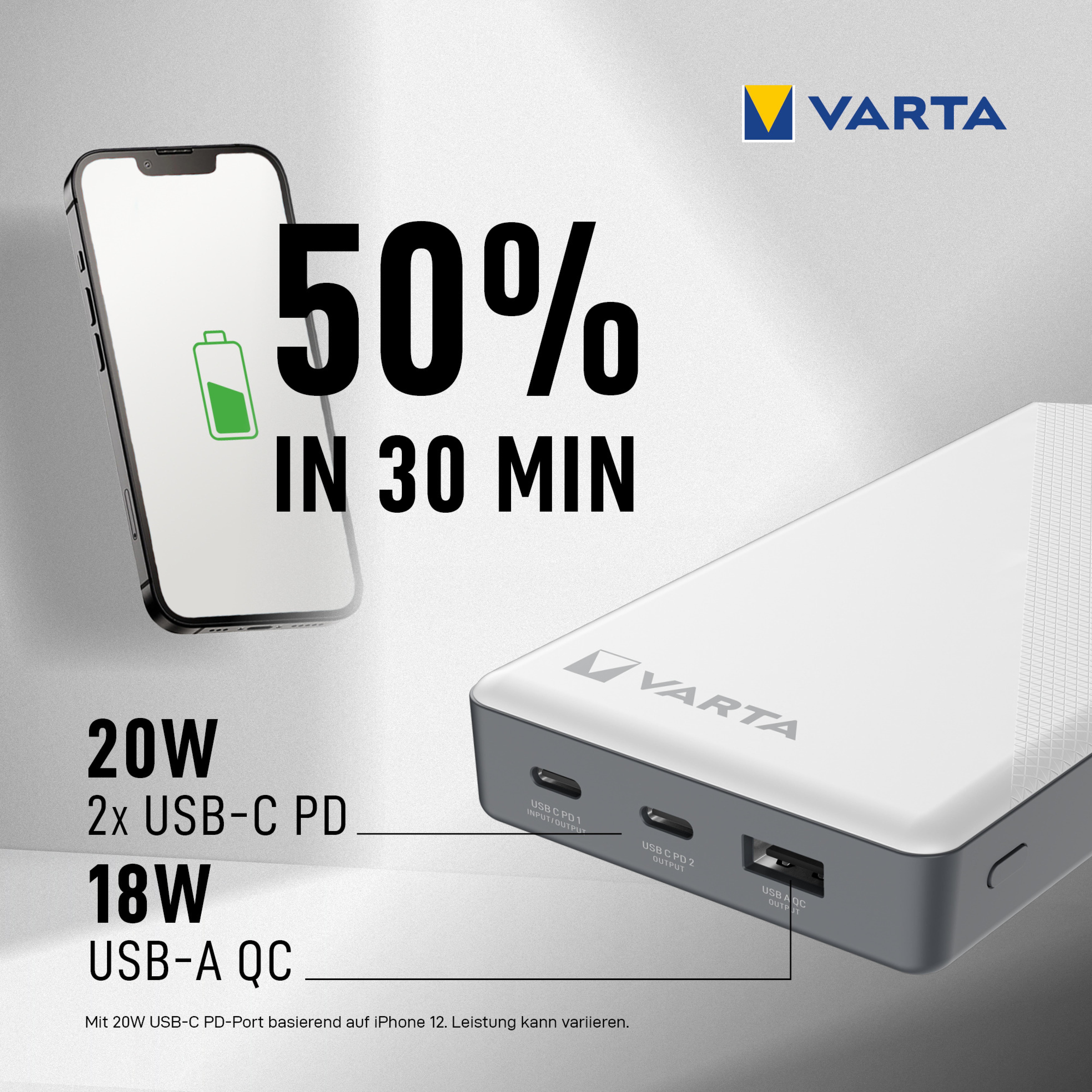 Varta Powerbank Energy 20000 mAh USB-C / USB-A