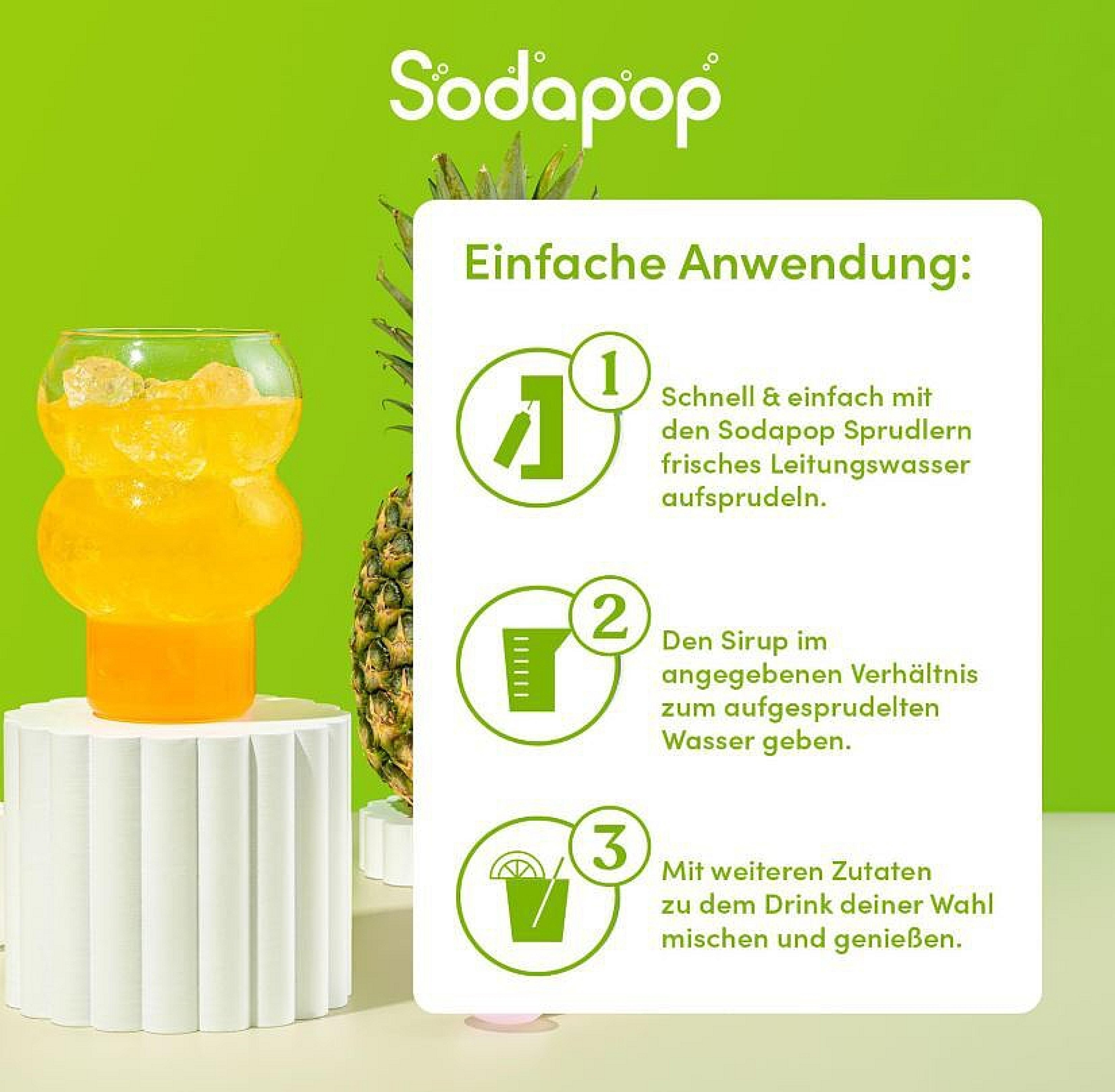 SODAPOP FRITT Sirup 3er Set (je 1 Flasche)