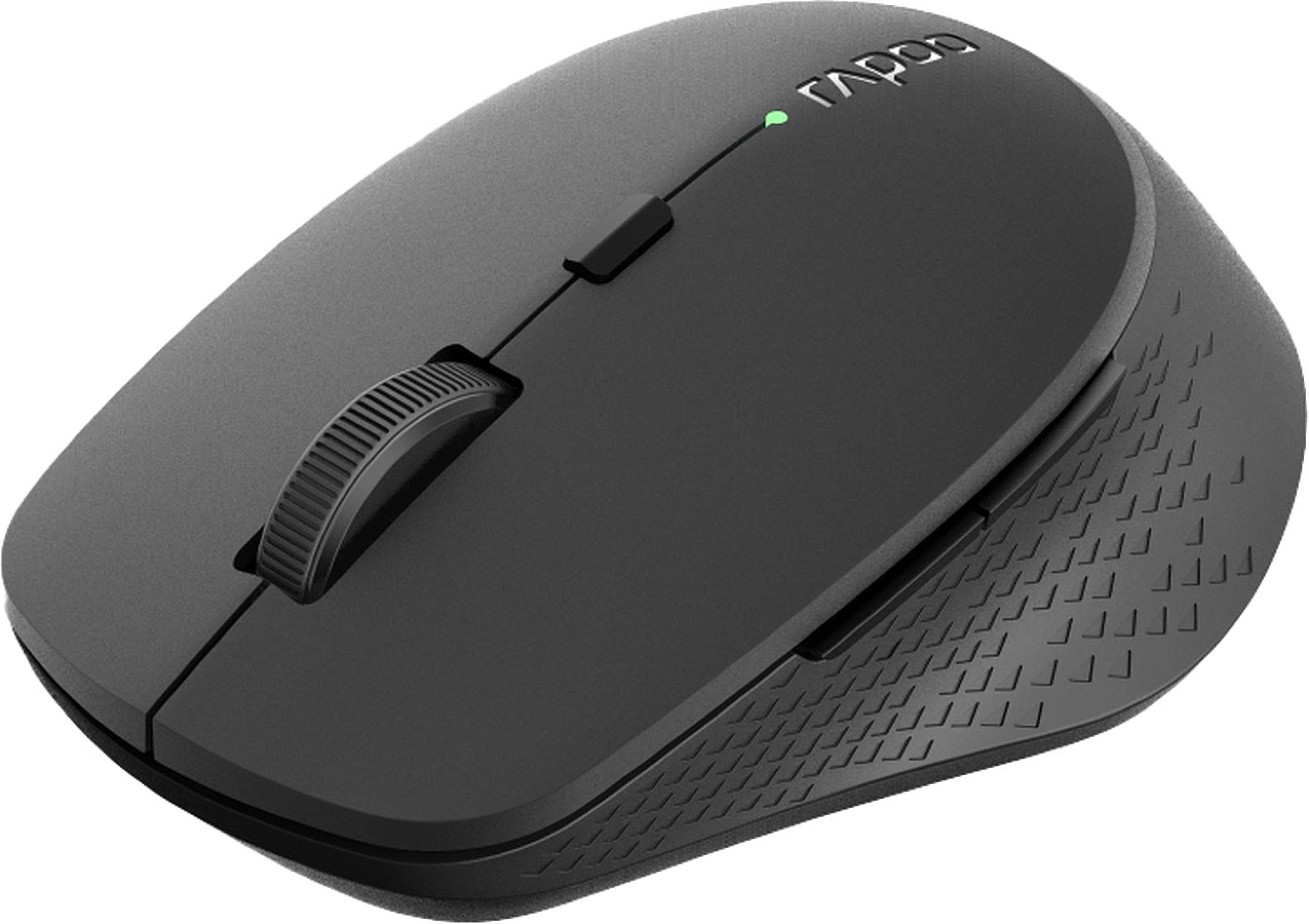 RAPOO M300.DARK GREY Comfortable Wireless Multi-Mode Mouse