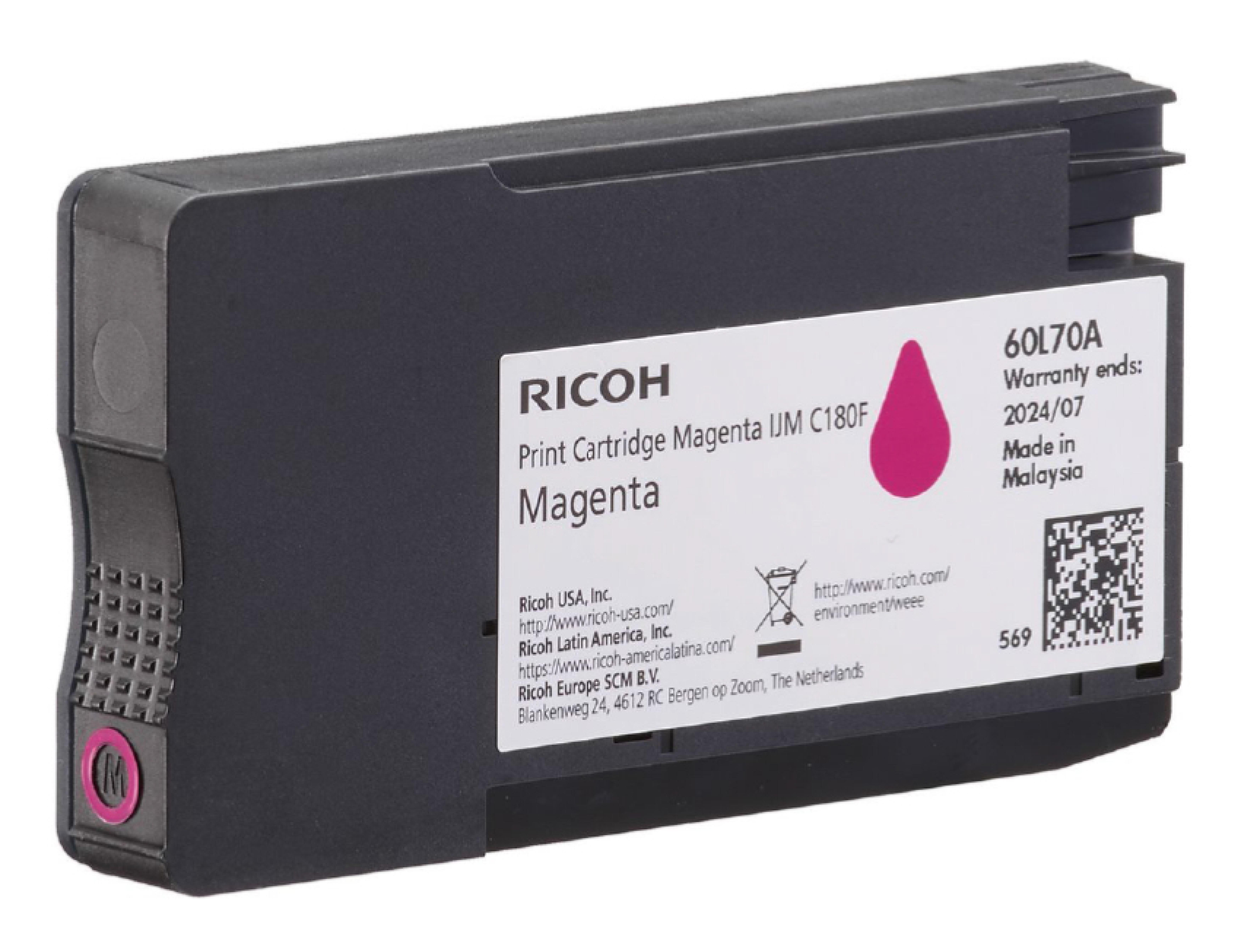 Ricoh Patrone IJM C180F magenta 1600 Seiten 408519