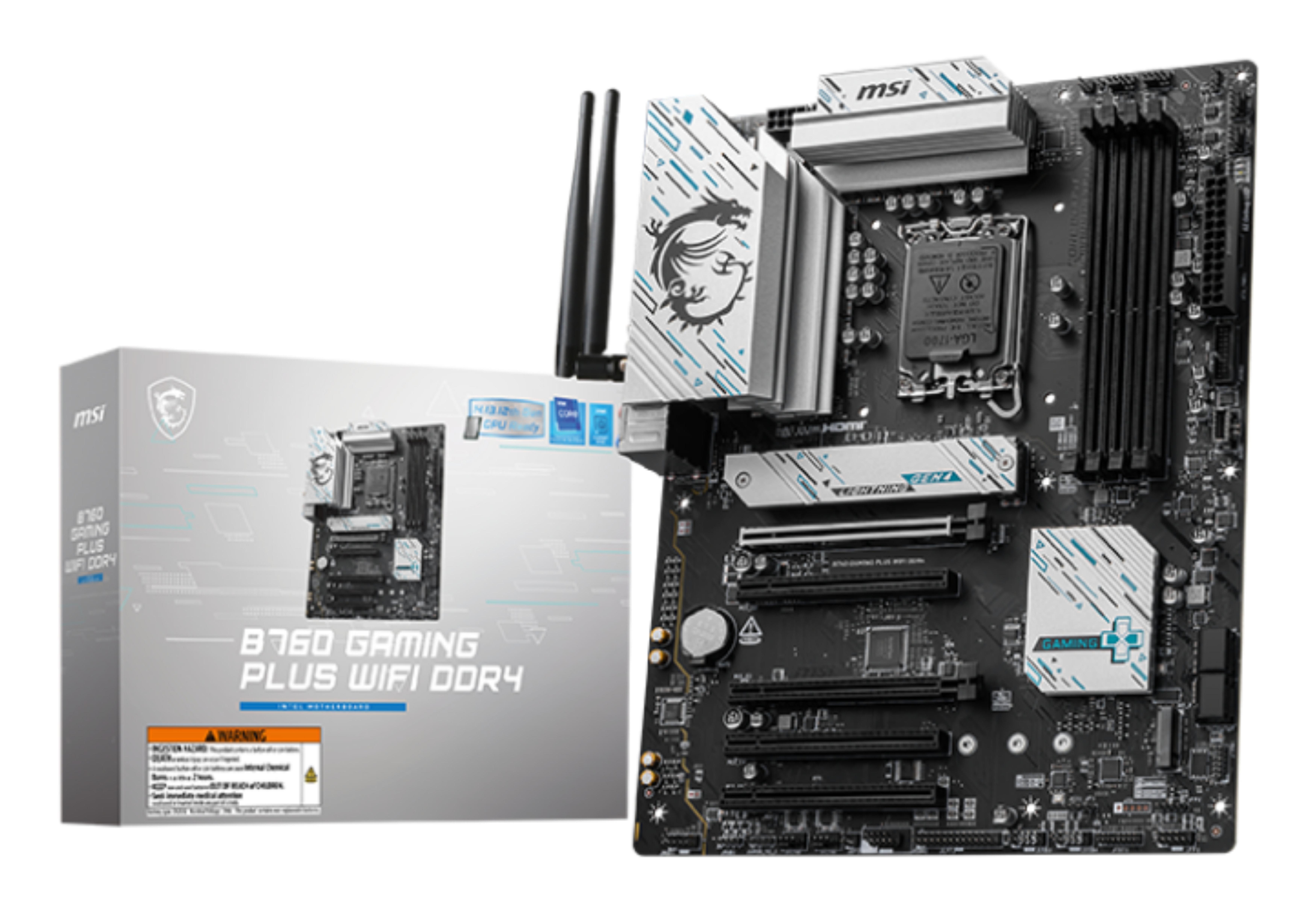 MSI MAG B760 Gaming Plus Wifi DDR4 (B760,S1700,ATX,DDR4)
