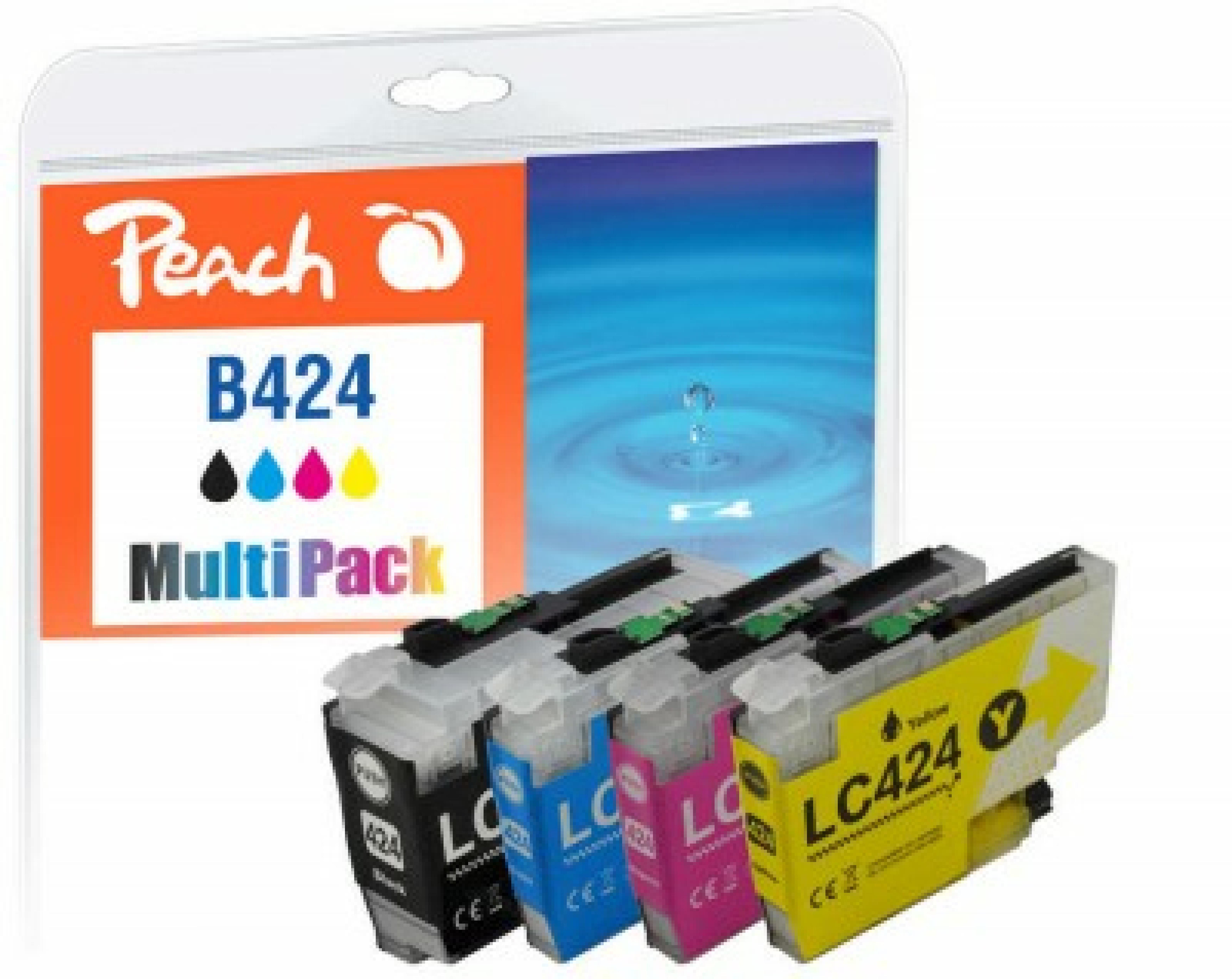 Peach Patrone Brother LC-424 MultiPack kompatibel