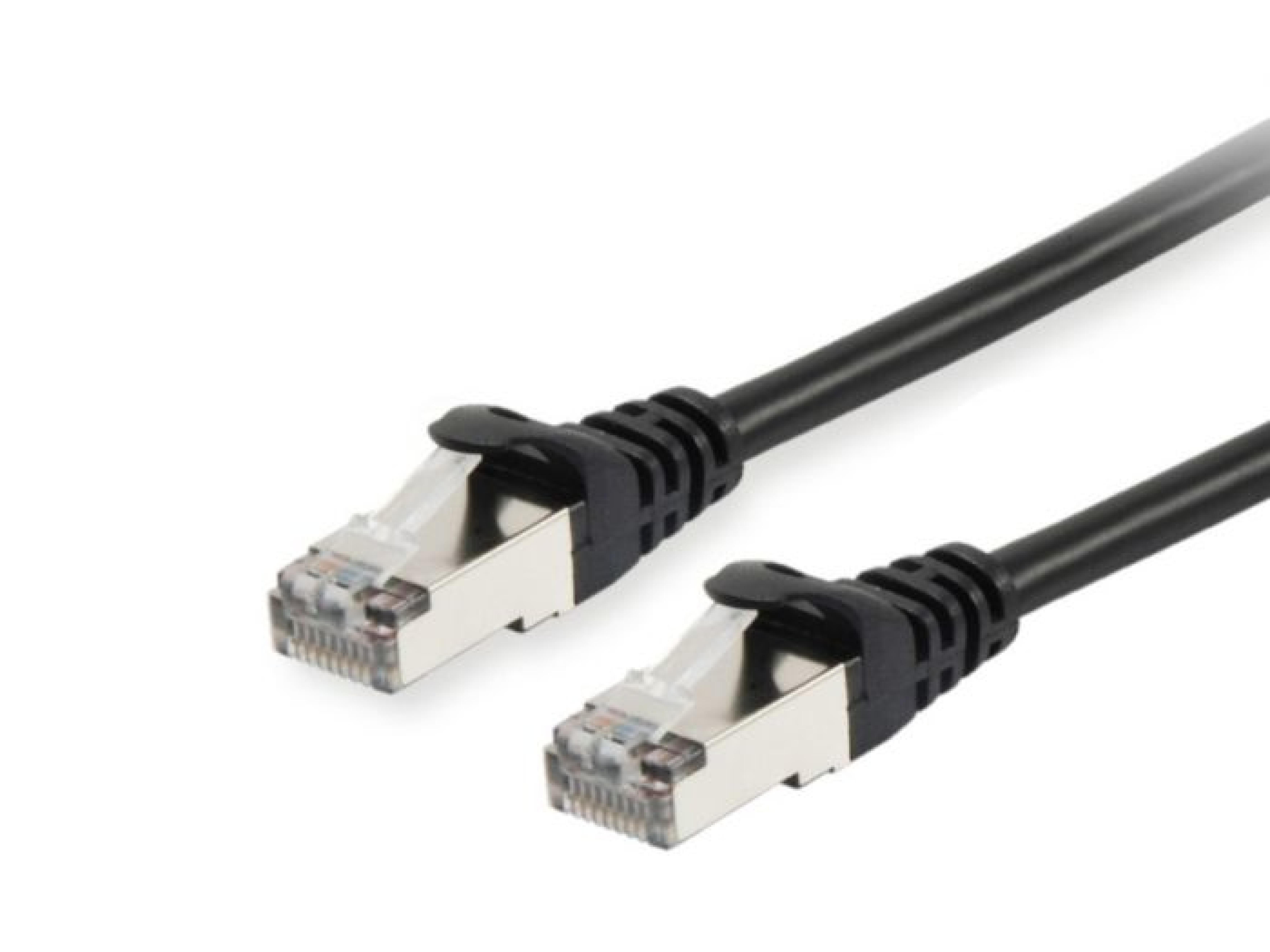 Equip Patchkabel Cat6 S/FTP 2xRJ45 2.00m schwarz LSZH Polybeute