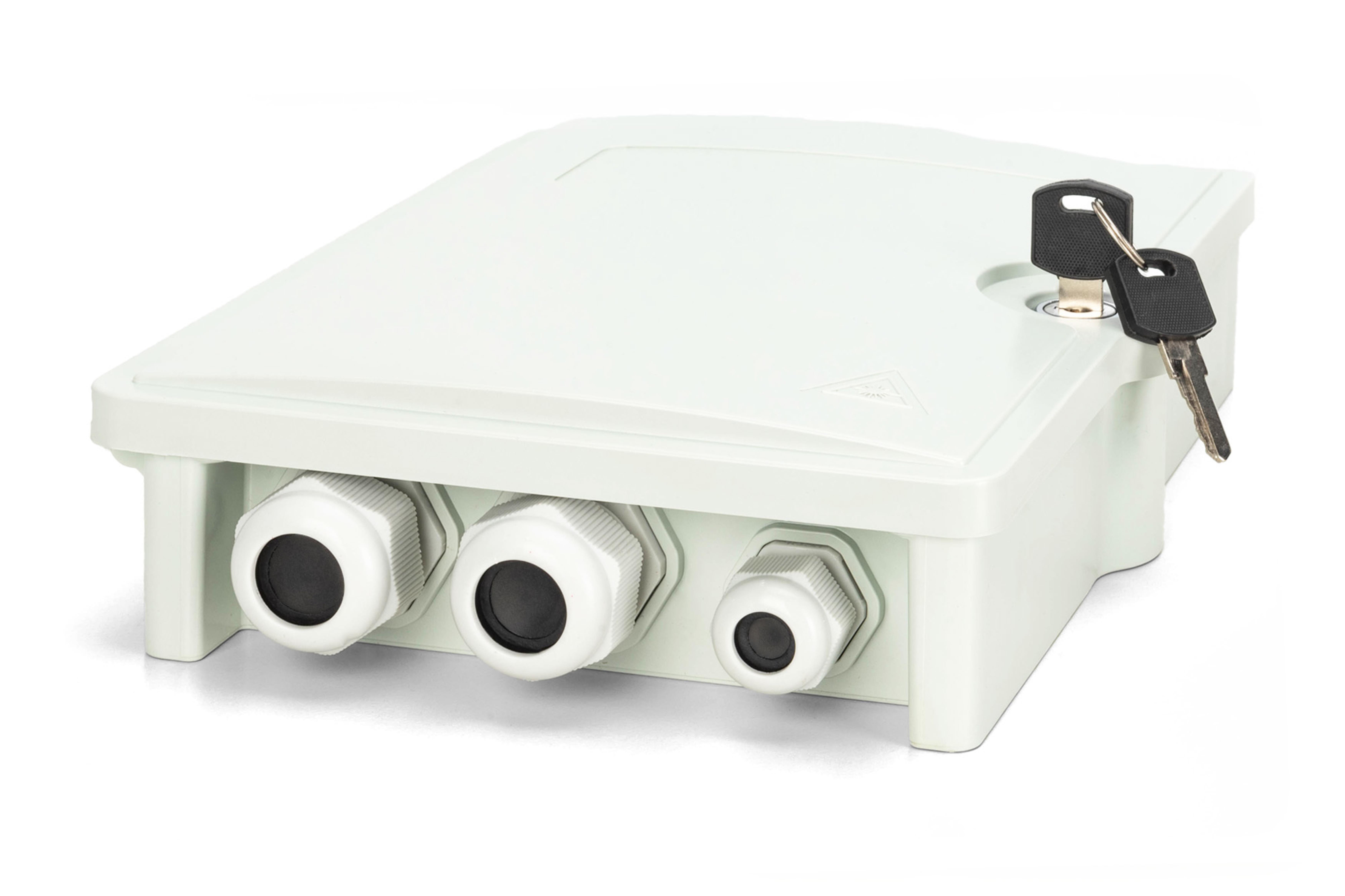DIGITUS FTTH Box bestueckt OS2 12Fasern LC/APC