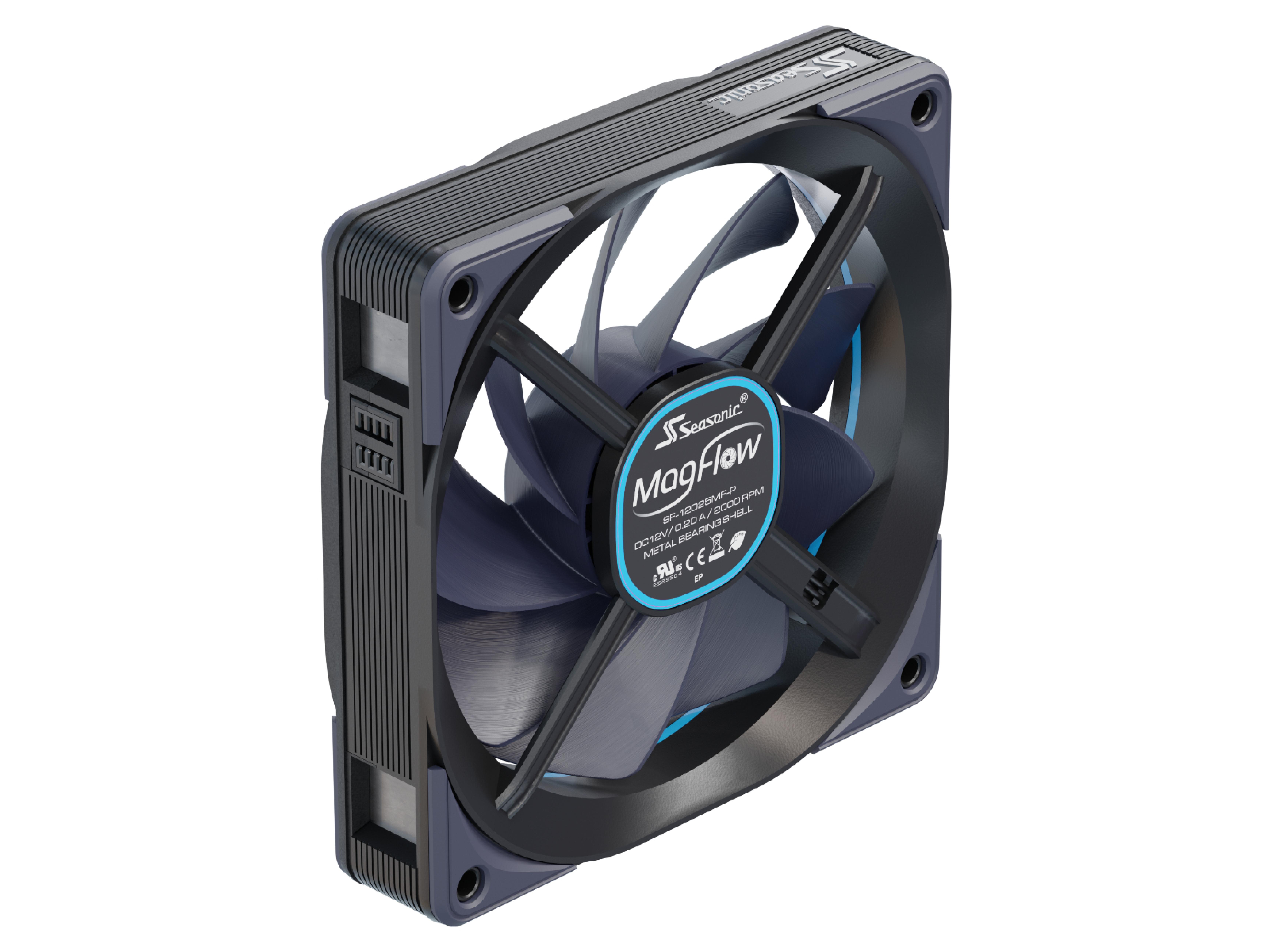 Seasonic Luefter MagFlow 1225PWM 120*120*120 3-Fan Kit