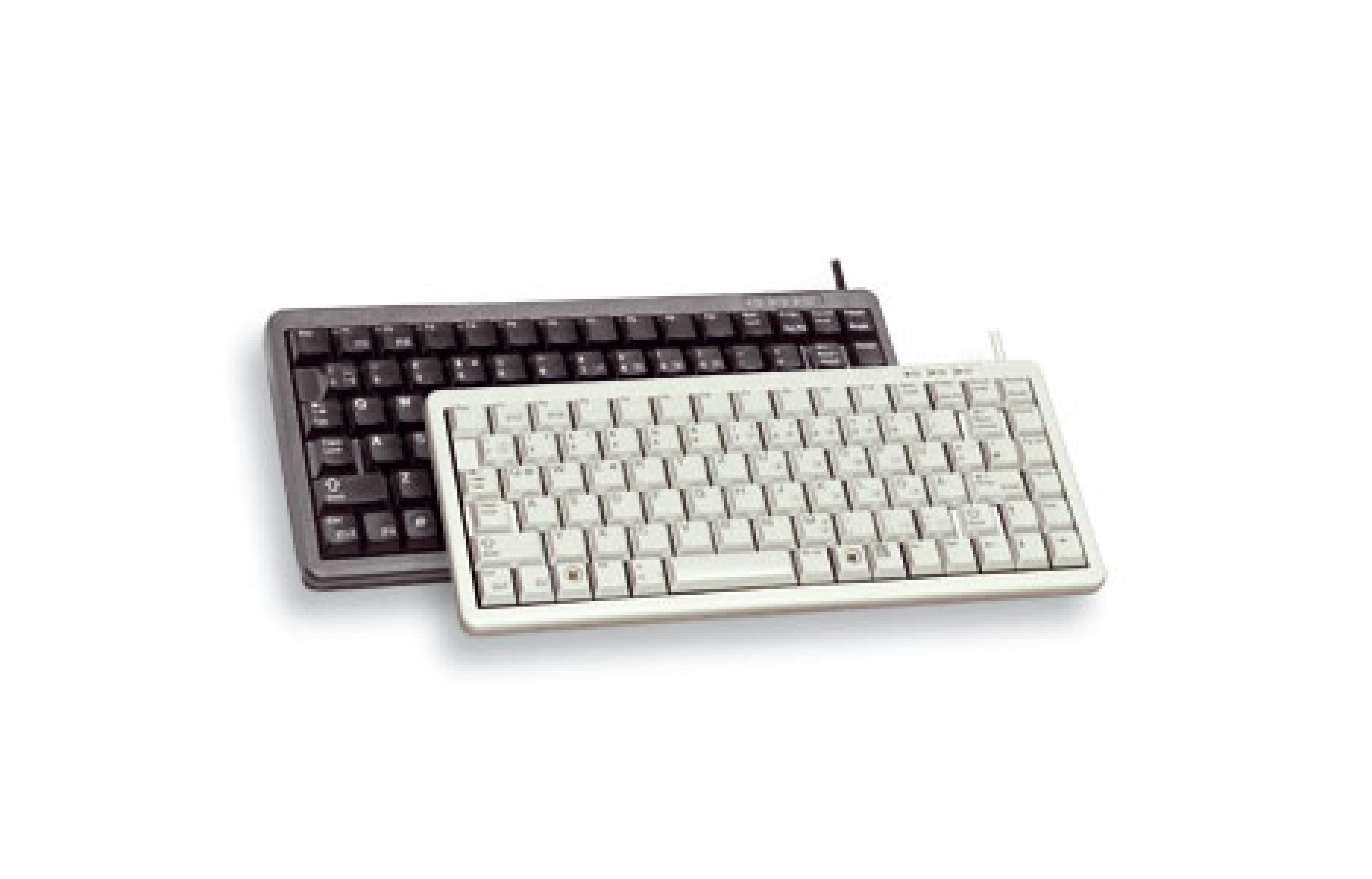 CHERRY ML4100 Tastatur Wired US MX schwarz TKL 75% hellgrau