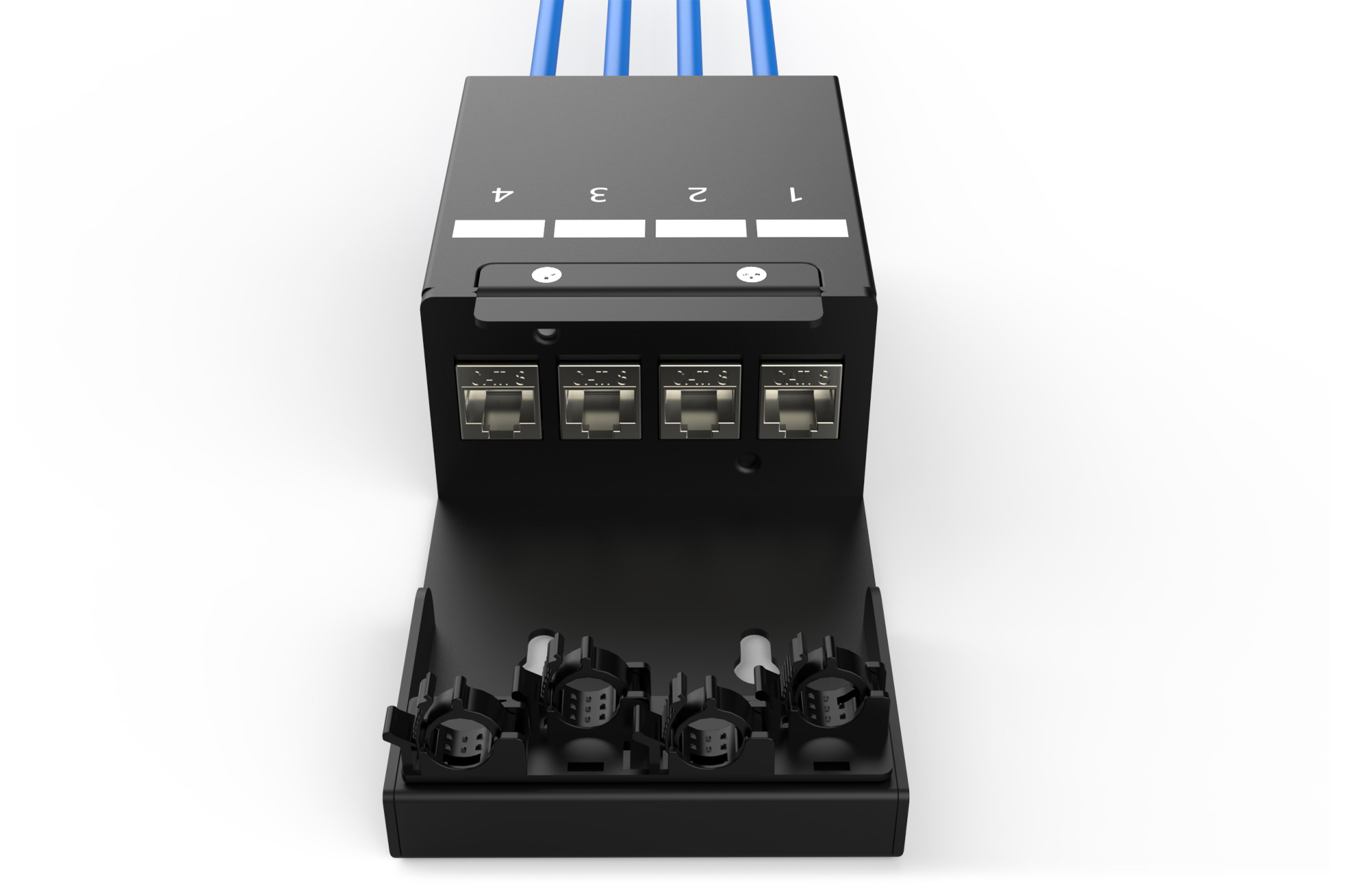 DIGITUS Konsolidierungspunkt-Box 4Ports Keystone Module