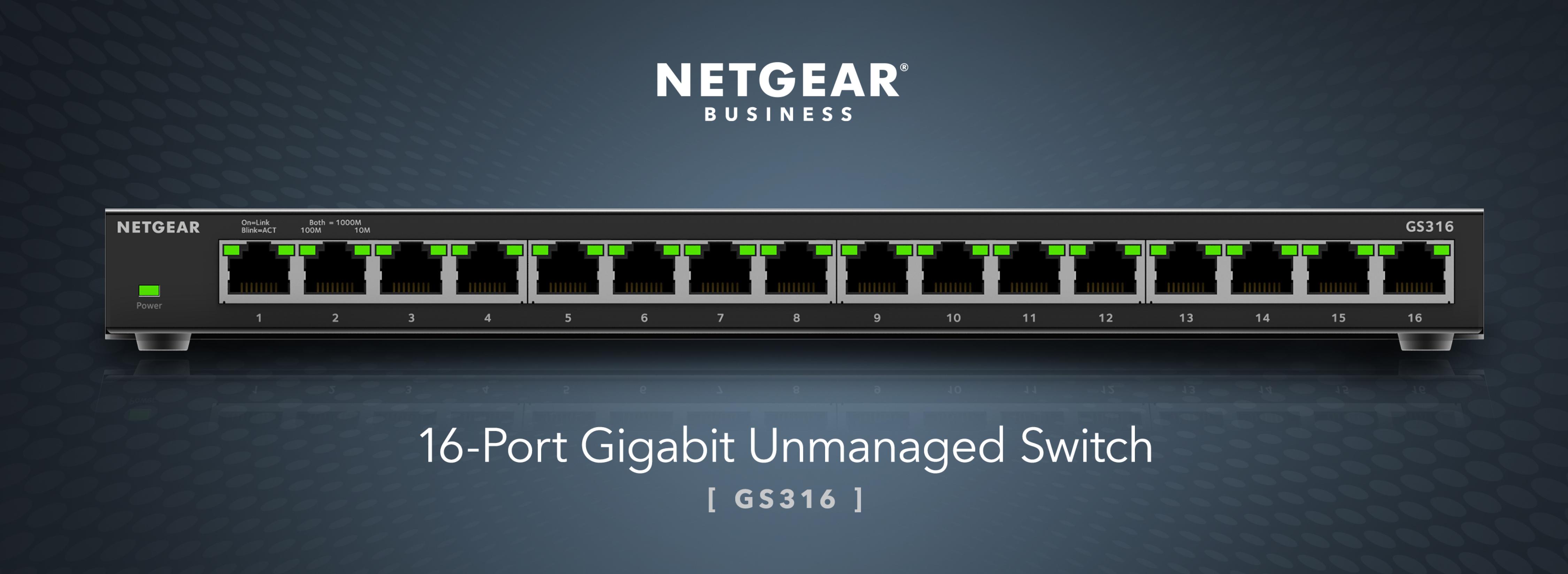 NETGEAR 16-Port Gigabit Ethernet Unmanaged Switch