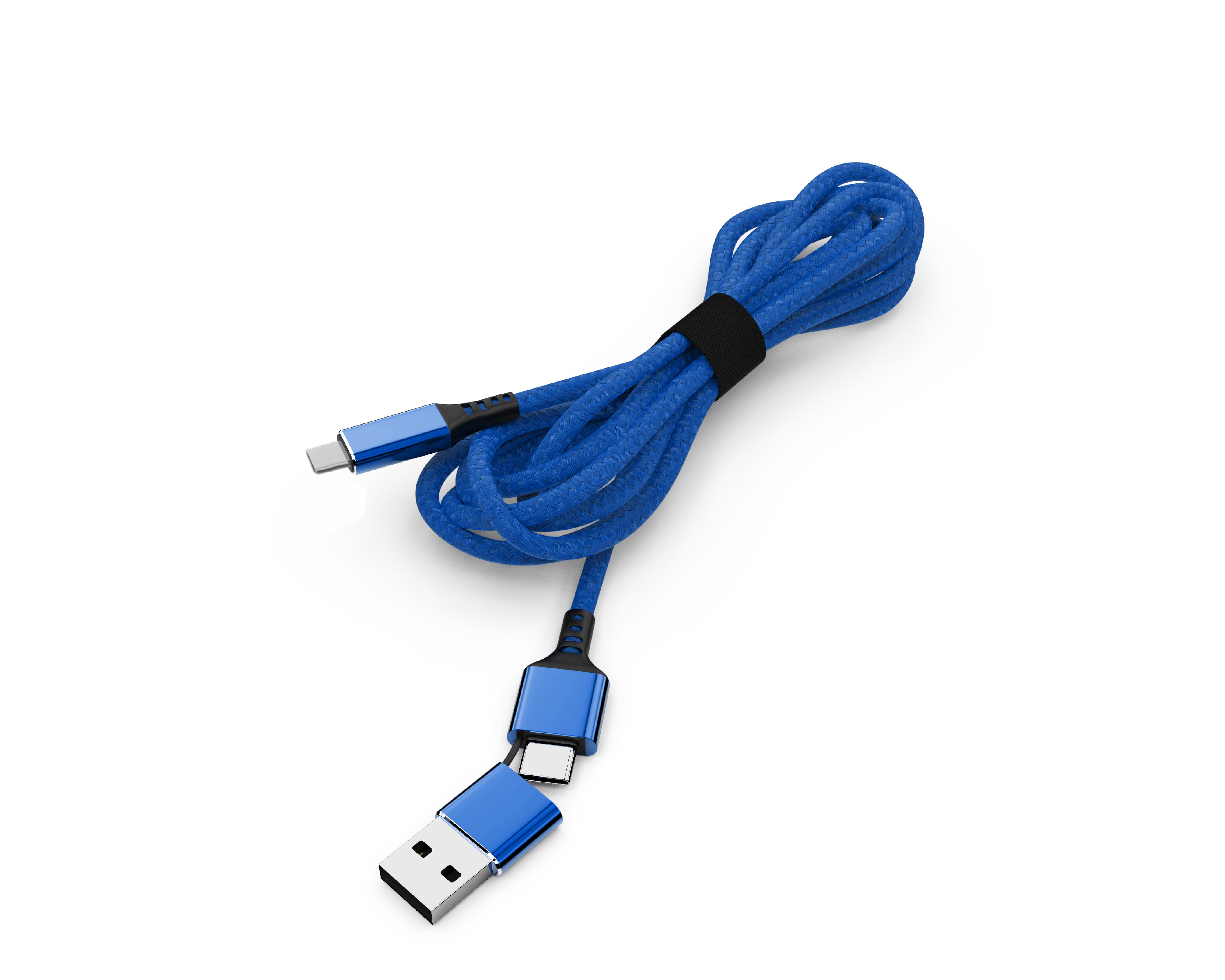 smrter SPEEDY Daten-& Ladekabel, Typ USB-C, 100cm, blue retail