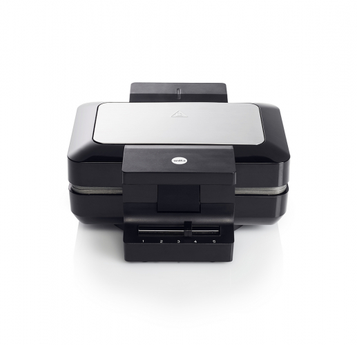 WILFA Waffeleisen GAUFRES für Belgische Waffeln, 1000W, BW-1000B, schwarz