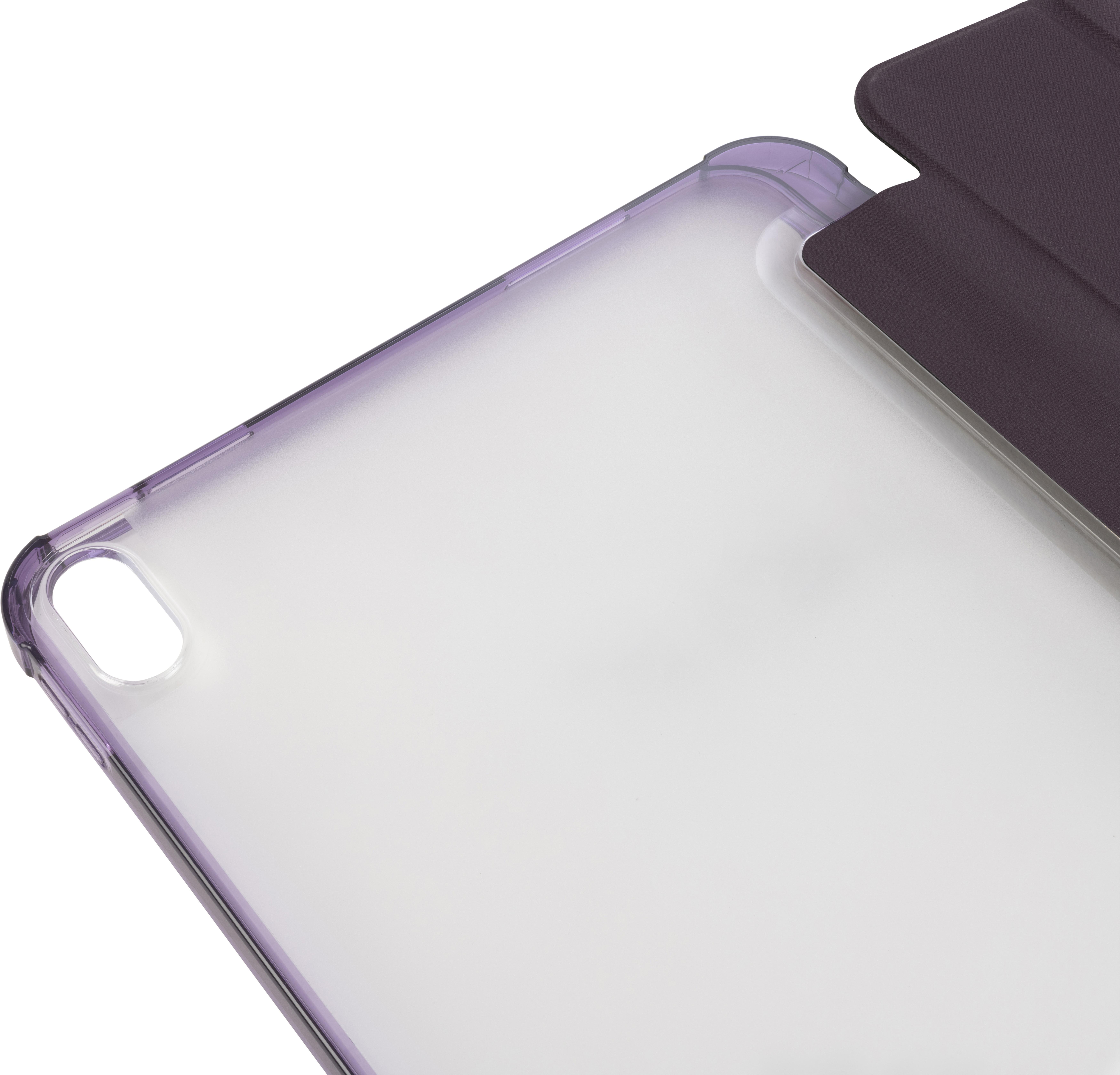 TUCANO SATIN Tablethülle mit Fallschutz Apple iPad 11" 11.Gen A16 / 10,9" 10.Gen Pflaume