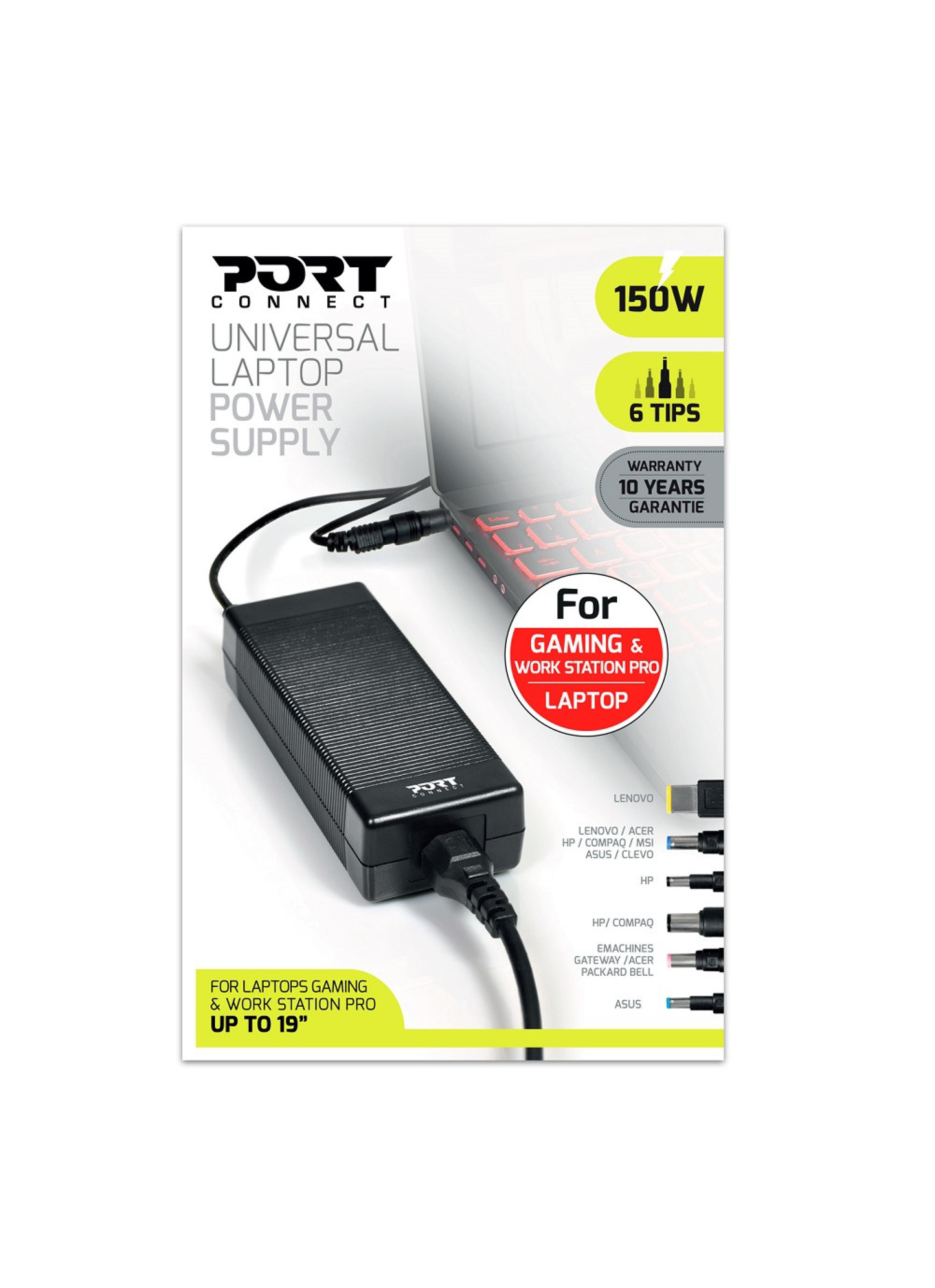Port Netzteil universal 150W Laptop Ladegeraet Gaming EU